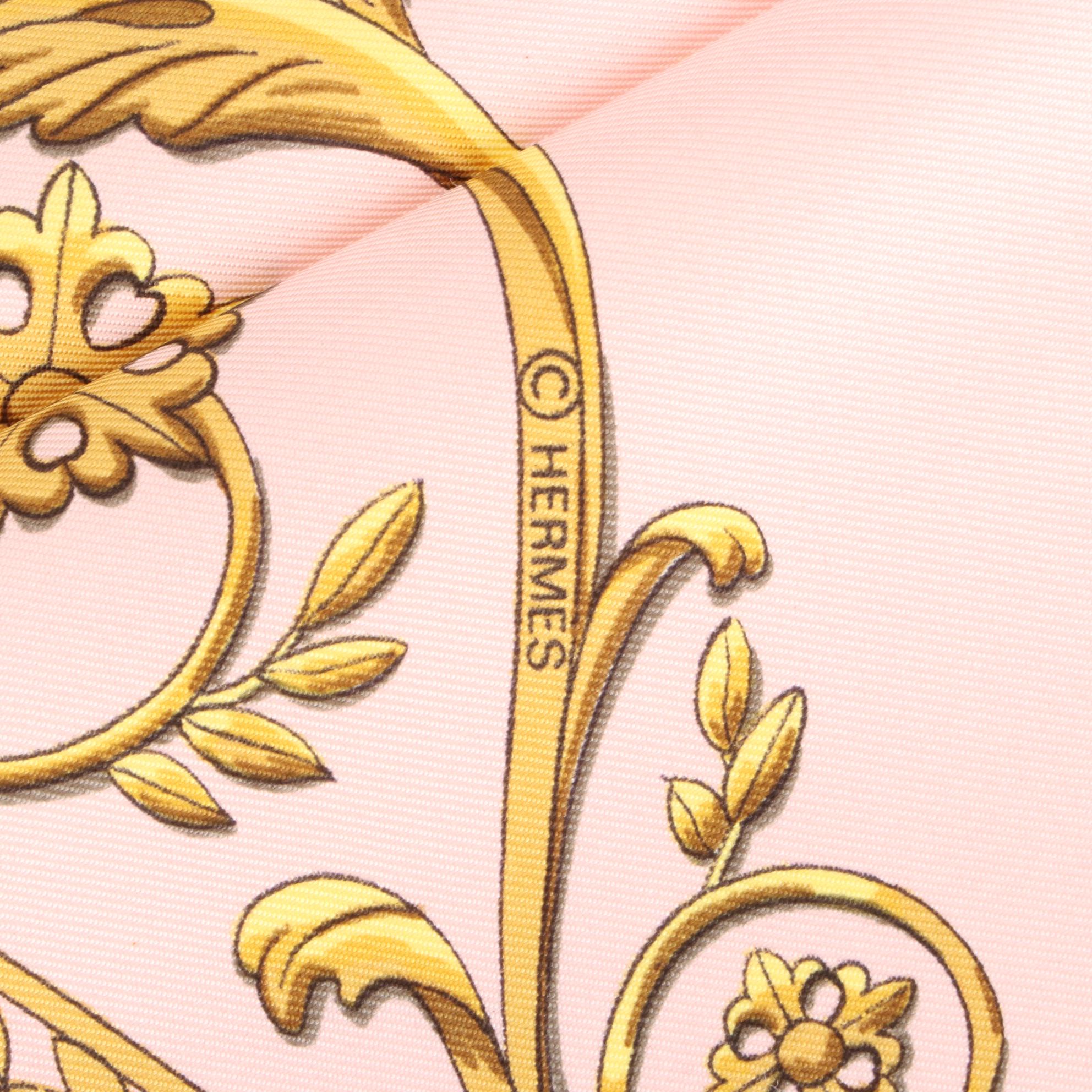 Hermès "La Promenade de Longchamps" Silk Twill Scarf