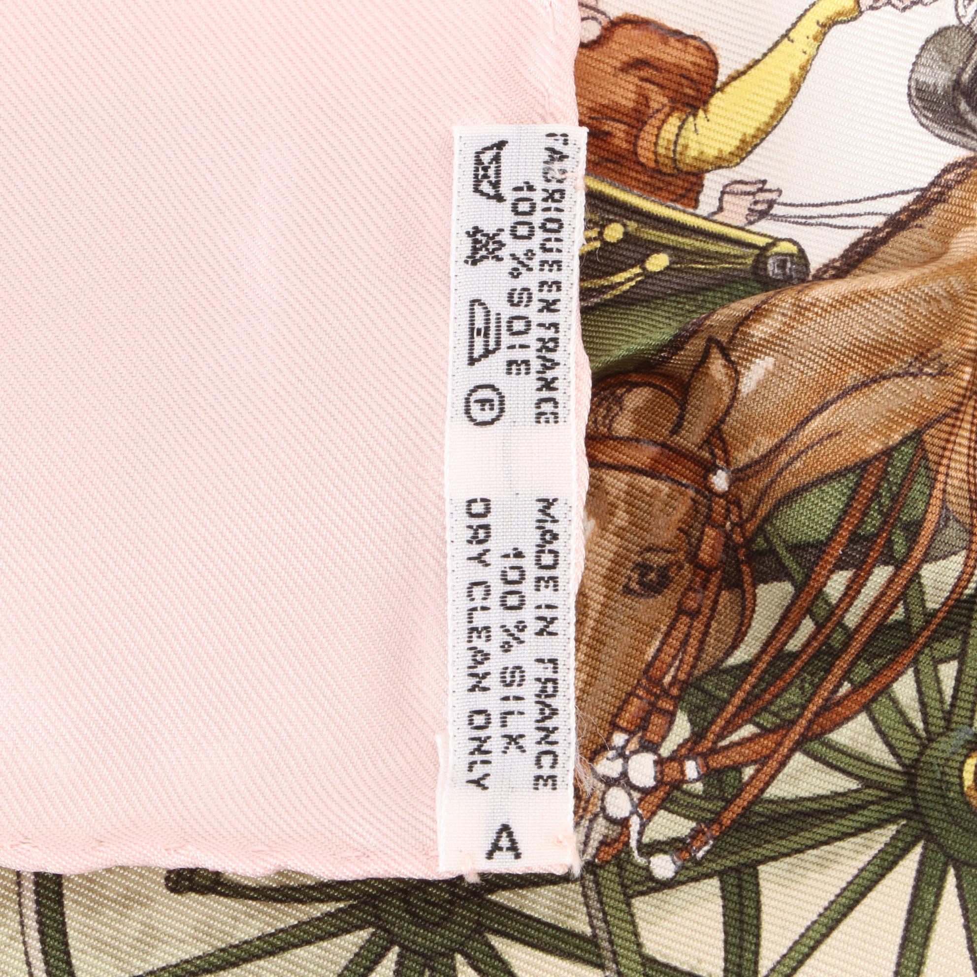 Hermès "La Promenade de Longchamps" Silk Twill Scarf