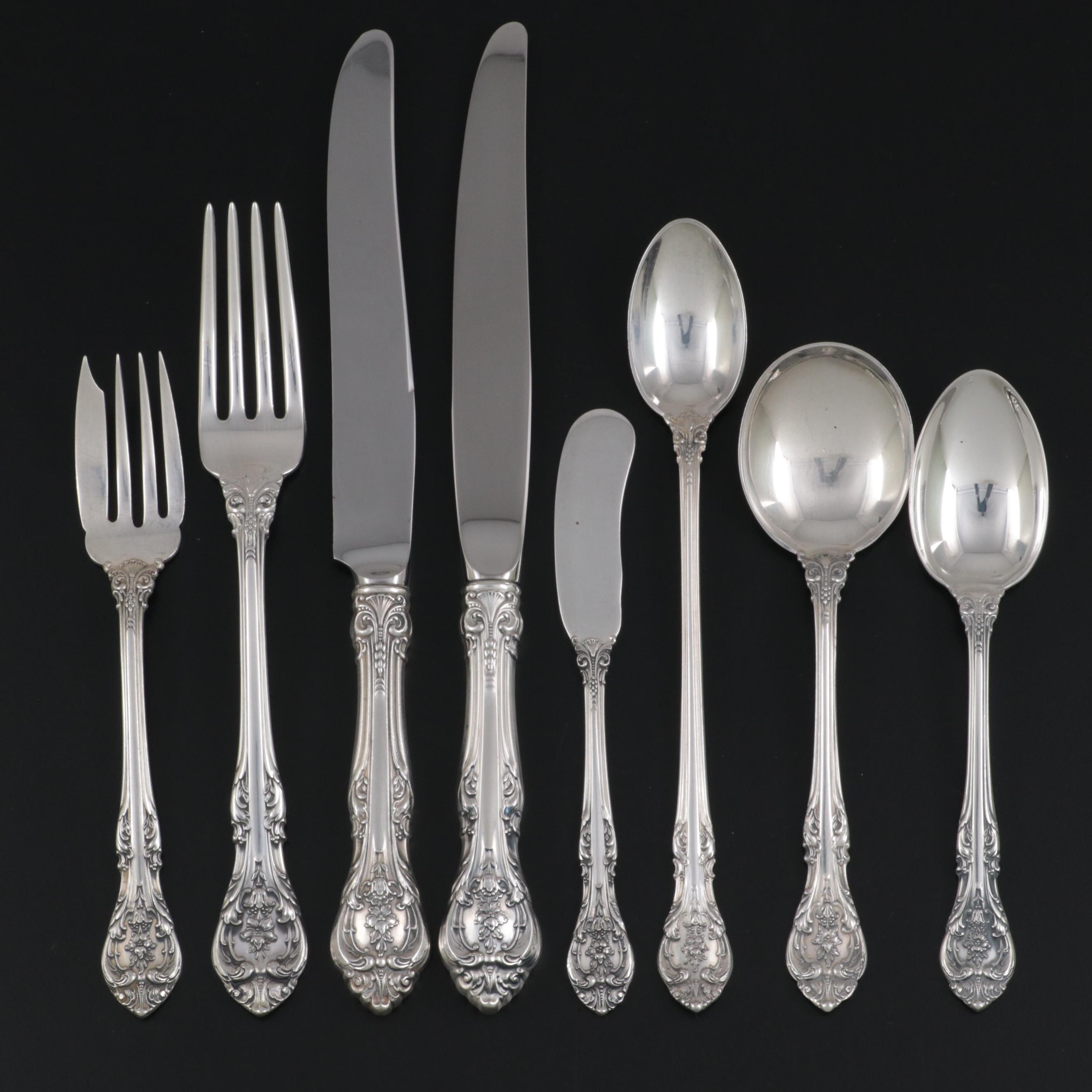 Gorham "King Edward" Sterling Silver Flatware Set