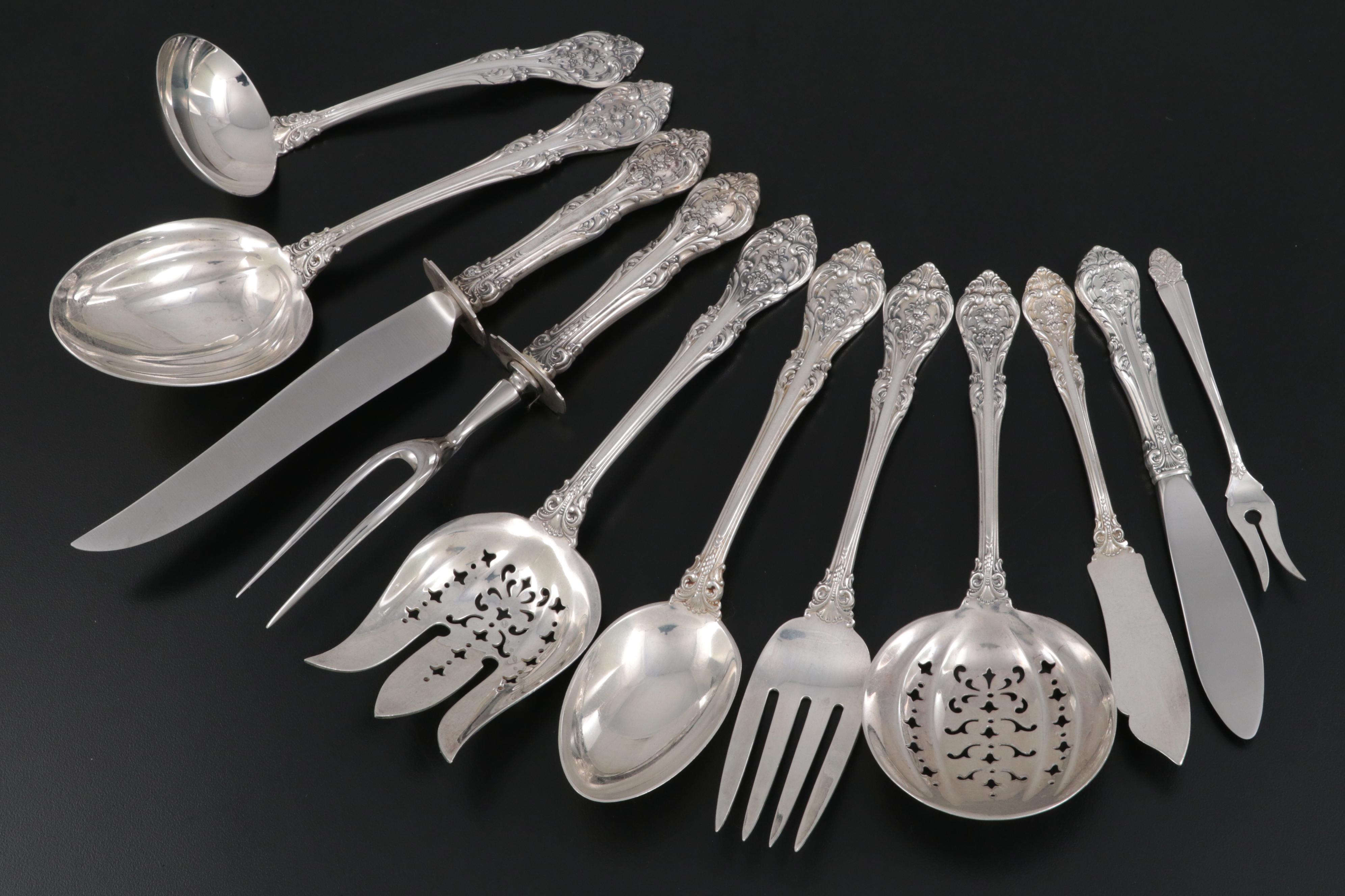 Gorham "King Edward" Sterling Silver Flatware Set