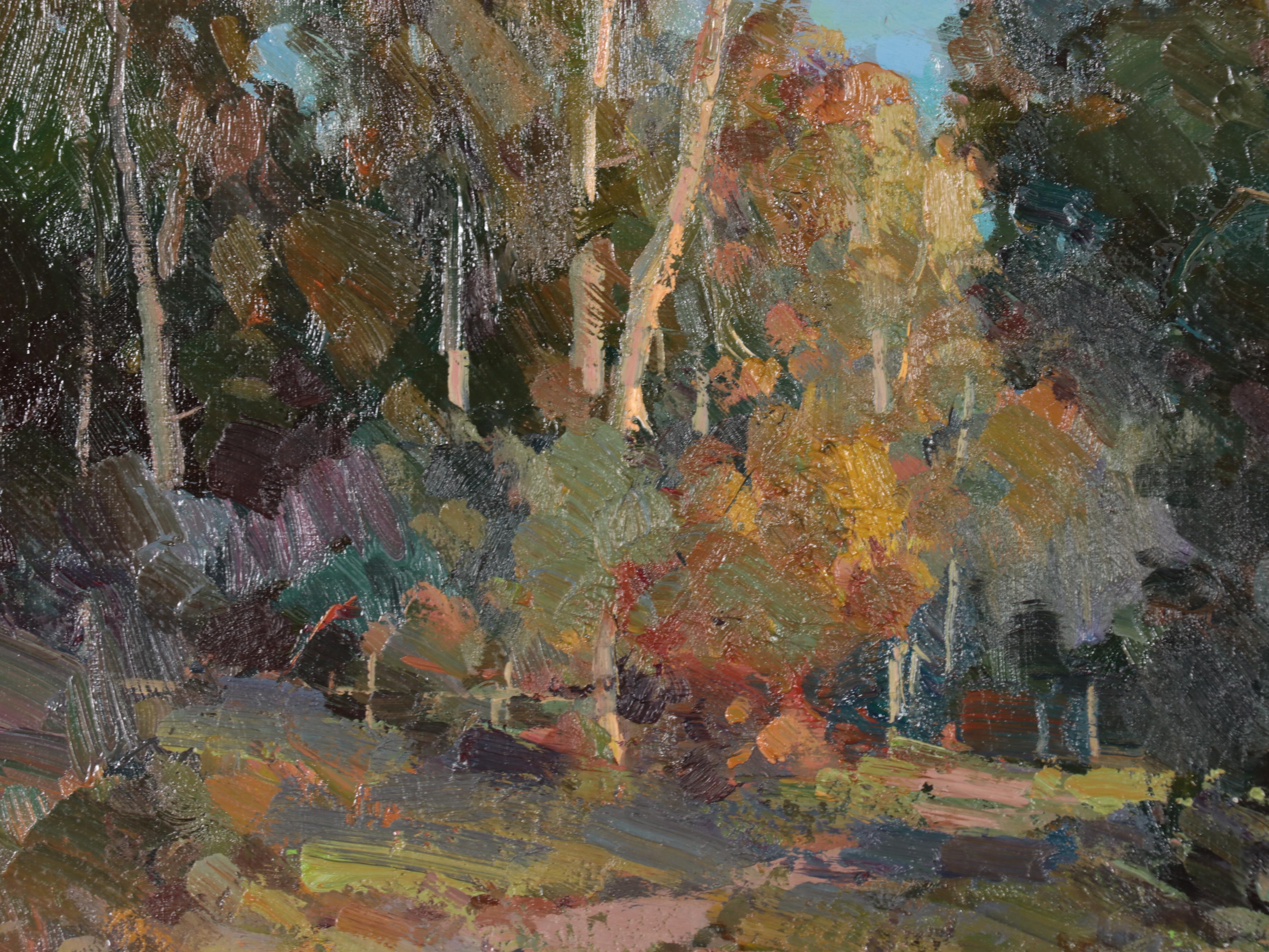 Ovanes Berberian Landscape Oil Painting