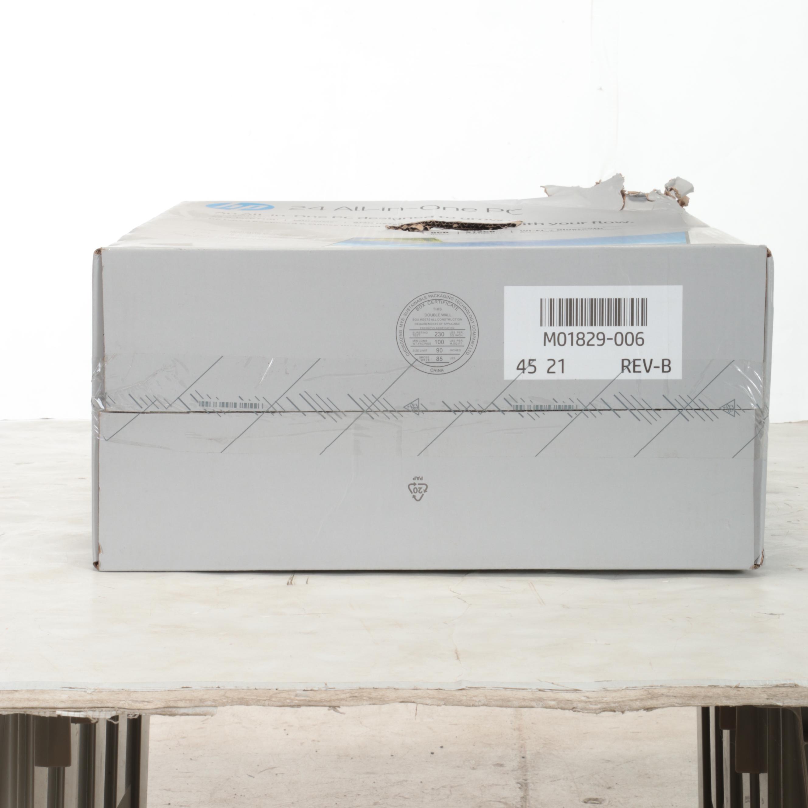 HP 24" All-in-One 512GB Windows PC Computer with Wired Keyboard and Mouse