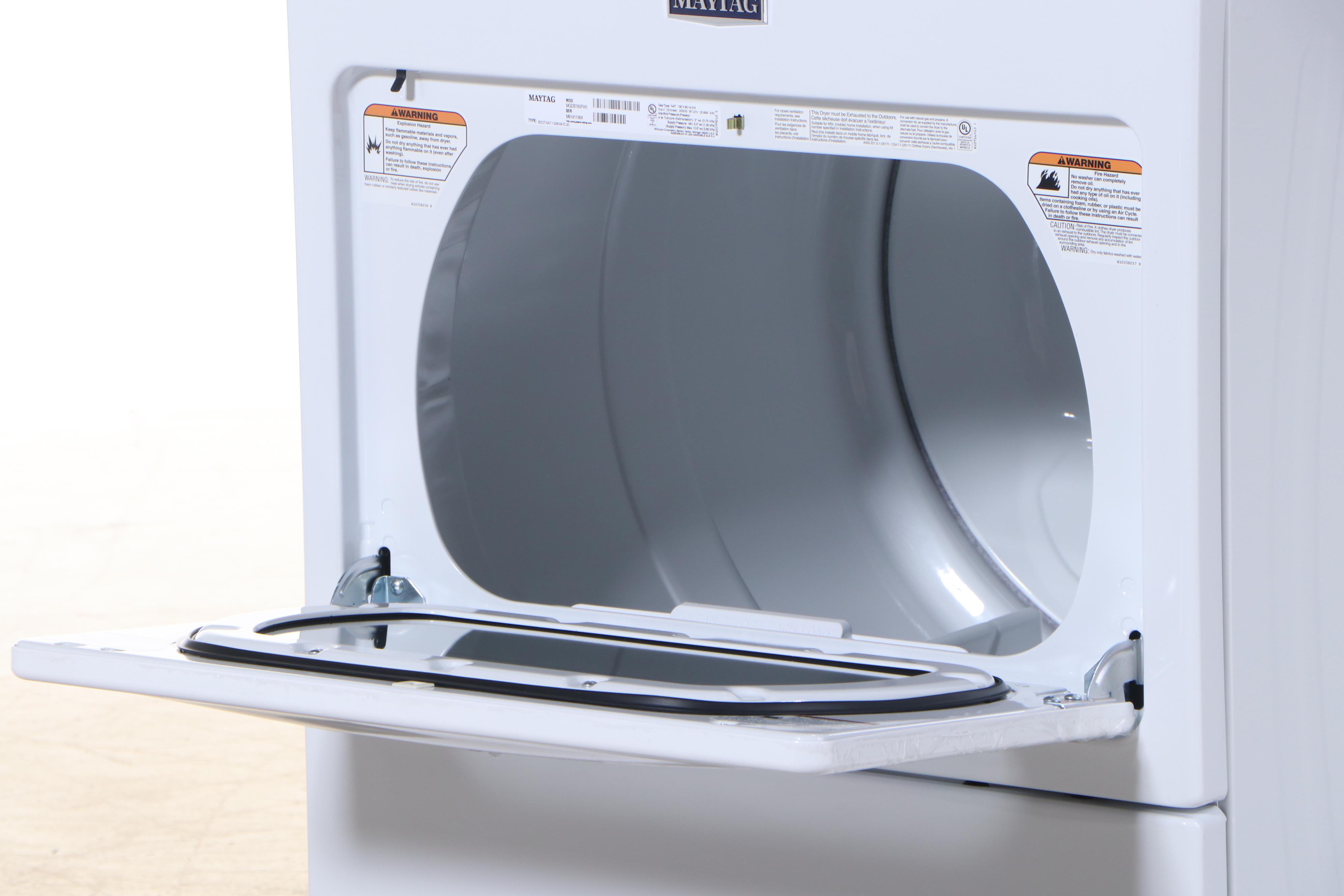 Maytag 7.4 Cu. Ft. White Ultra Large Capacity Gas Dryer