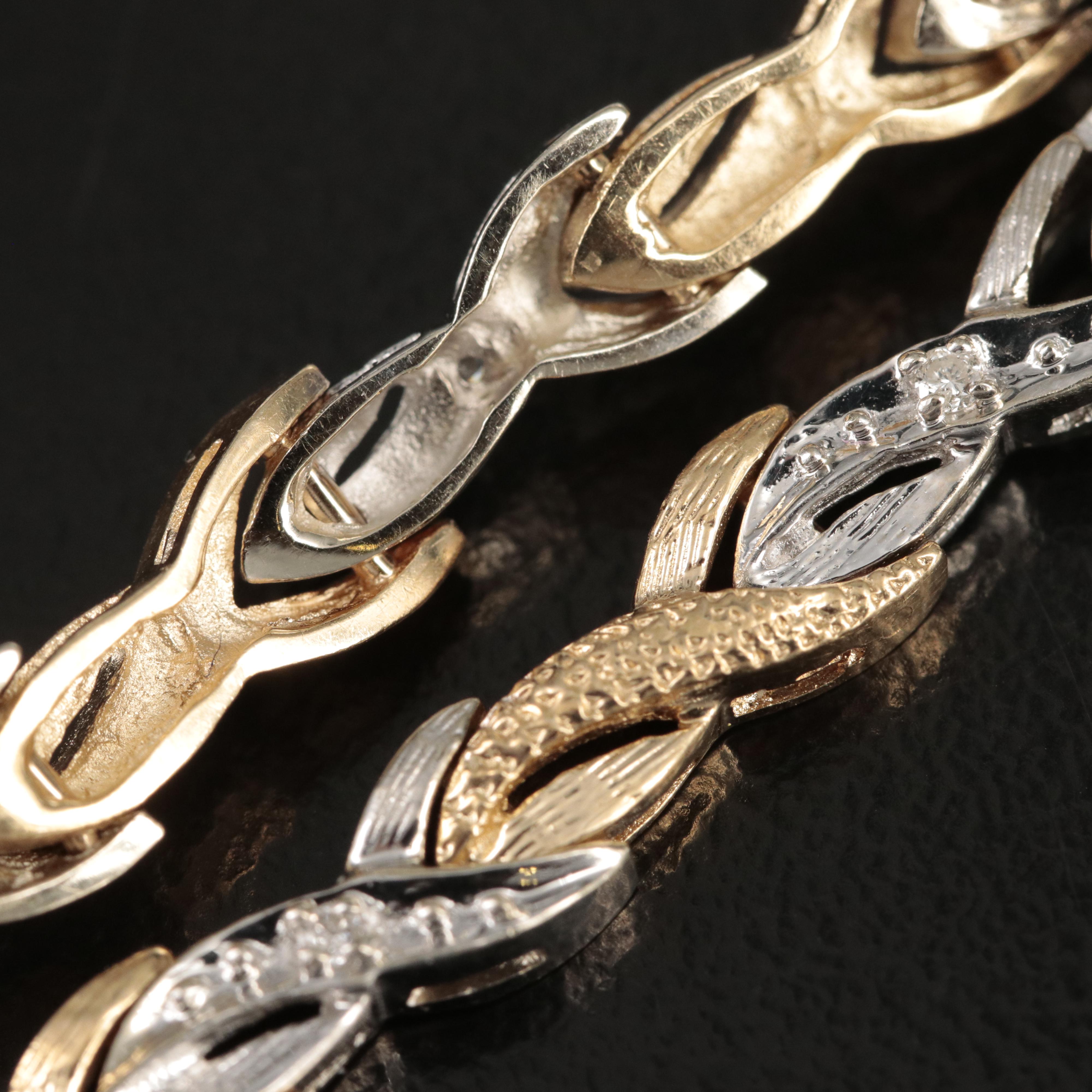 Vintage 14K and Diamond Rolex Stem Wind Watch