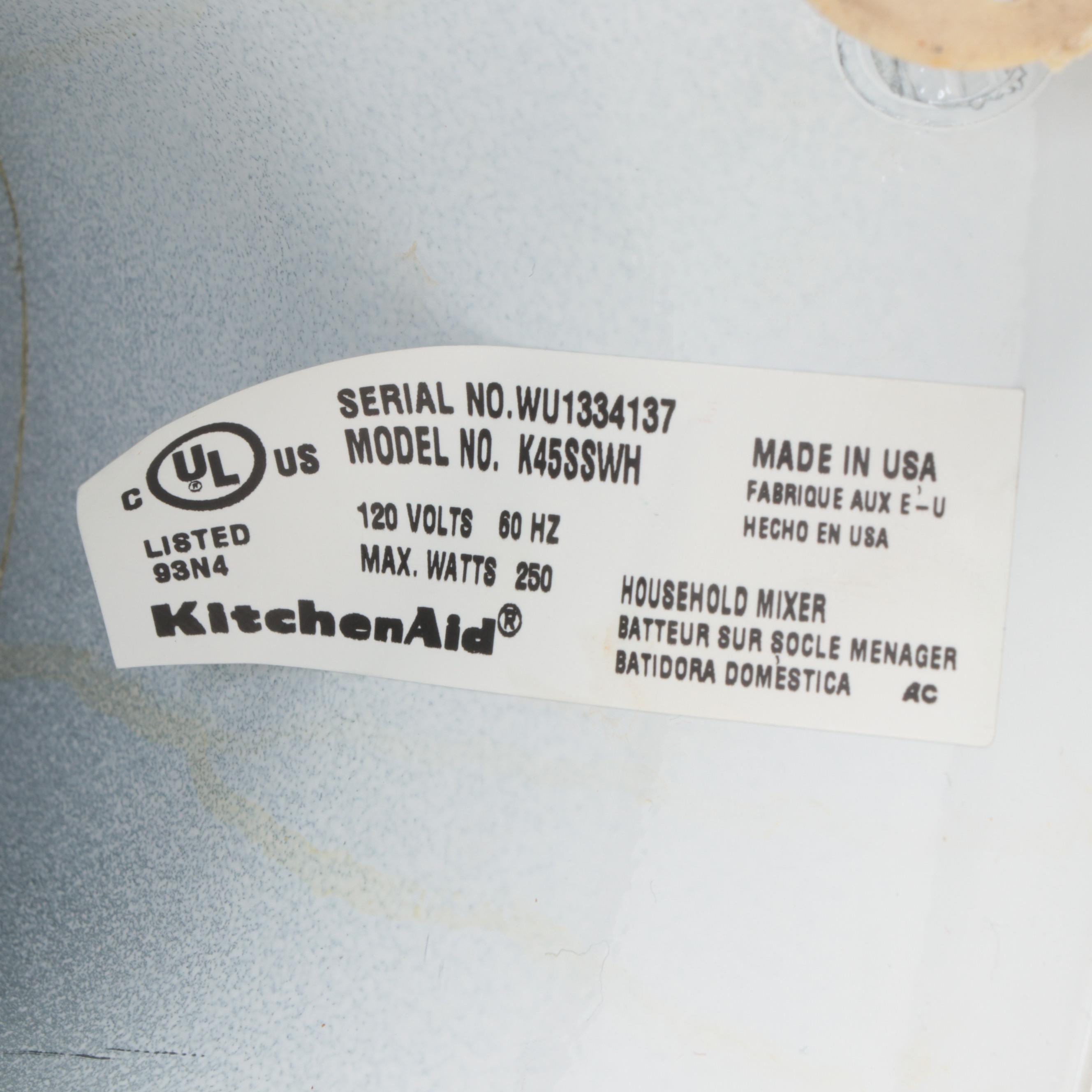 KitchenAid Classic Series 4.5 Quart Tilt-Head Stand Mixer with Accessories