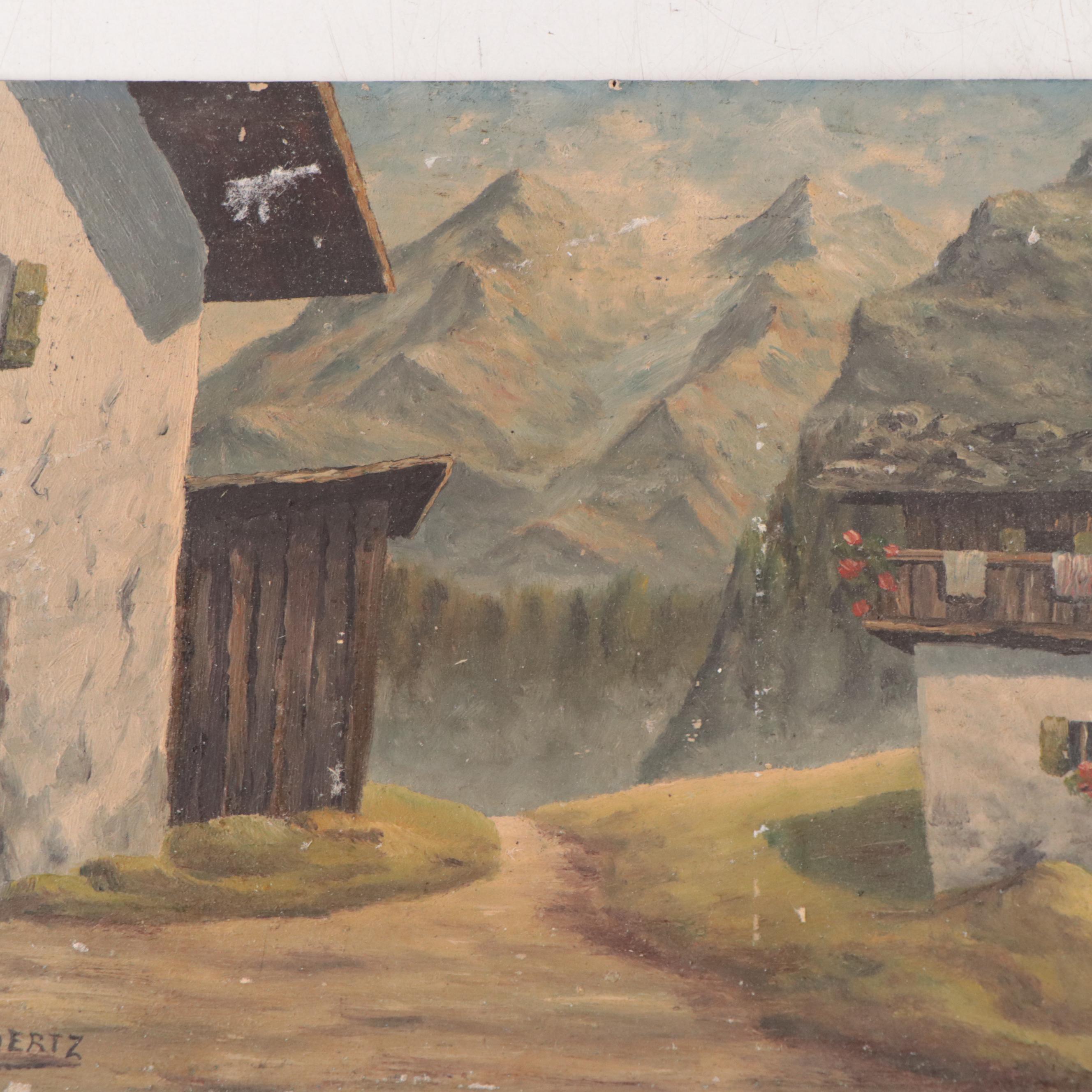 Oil Paintings of Alpine Landscapes and More