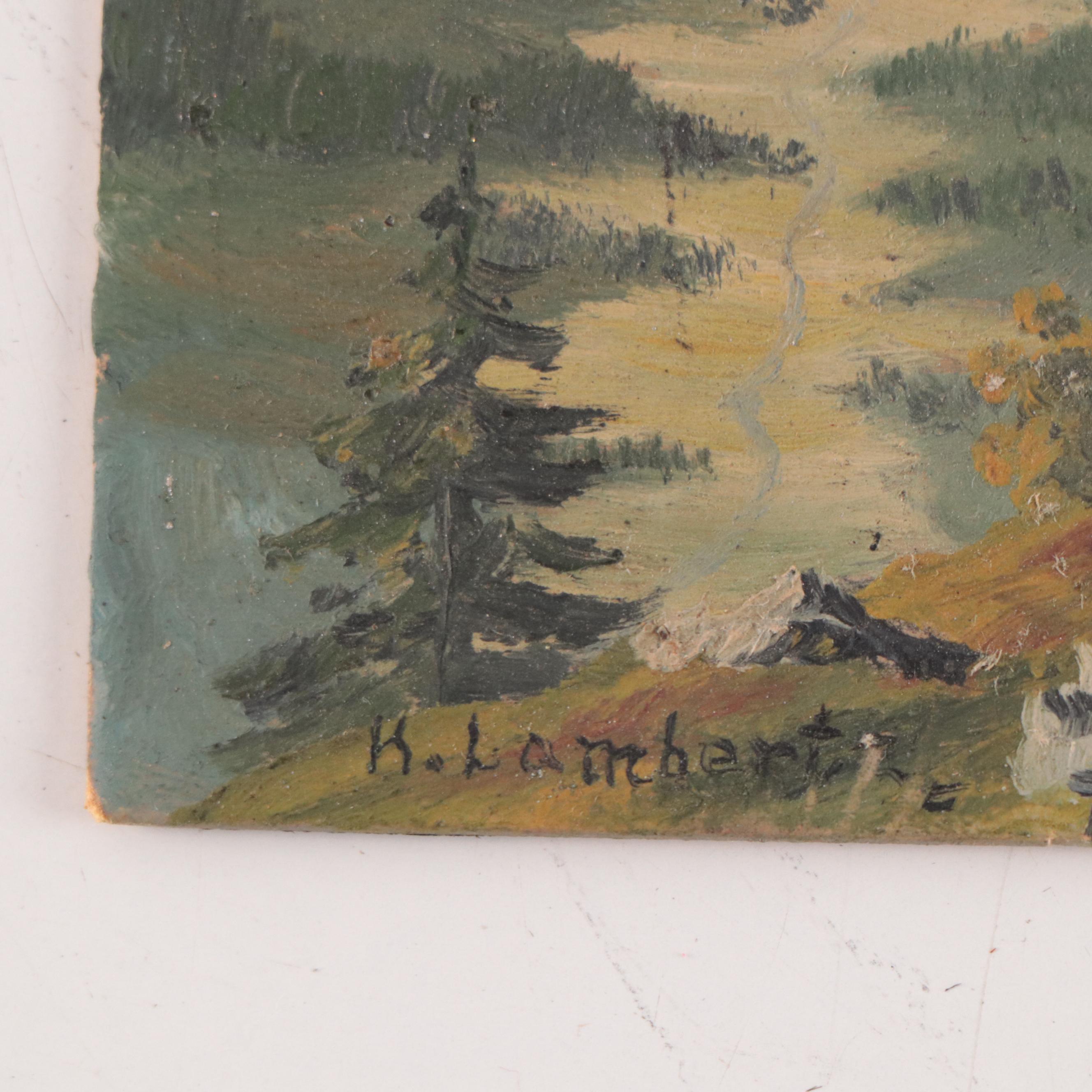 Oil Paintings of Alpine Landscapes and More