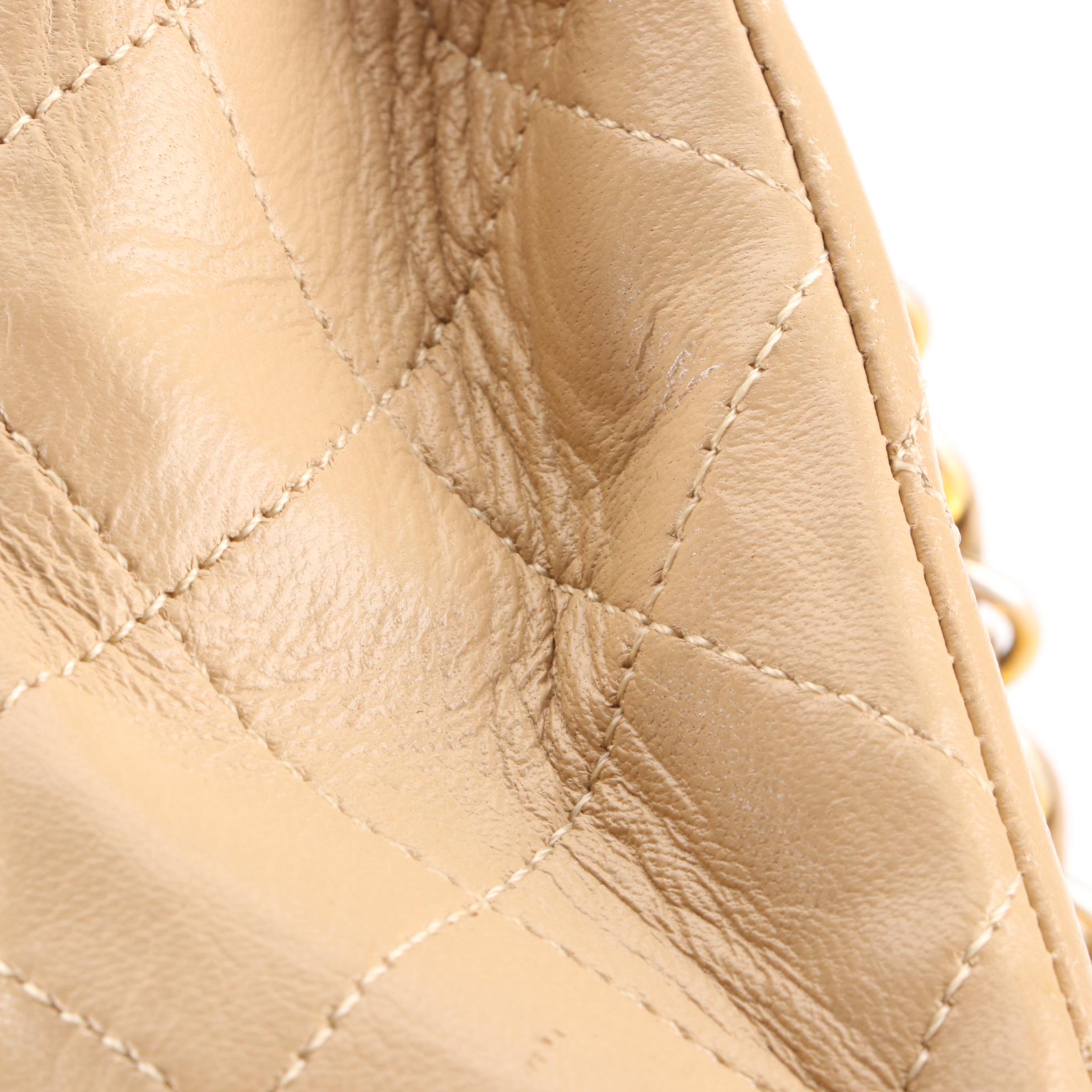 Chanel Classic Double Flap Shoulder Bag in Quilted Lambskin