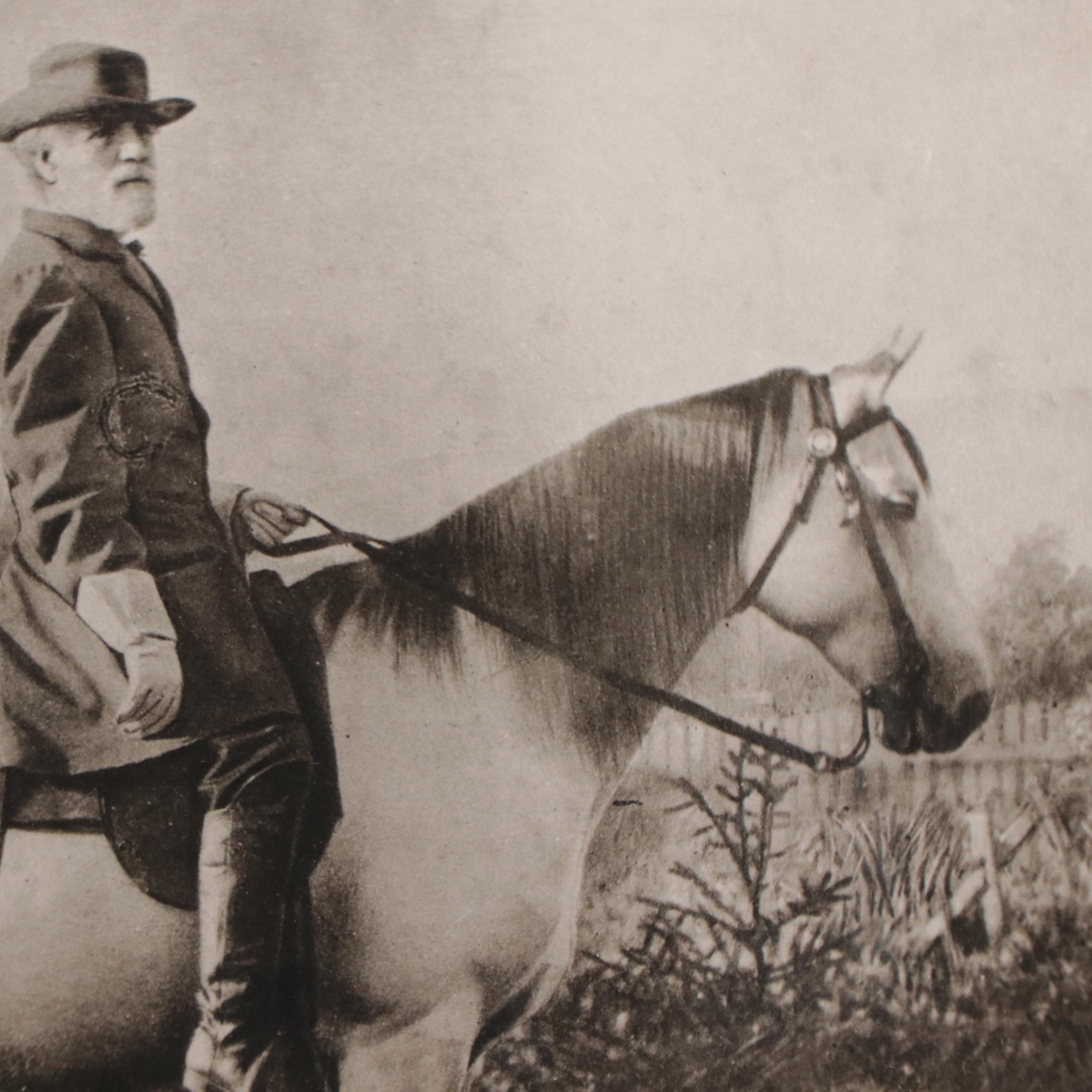 Offset Lithograph "Robert E. Lee on Traveller"