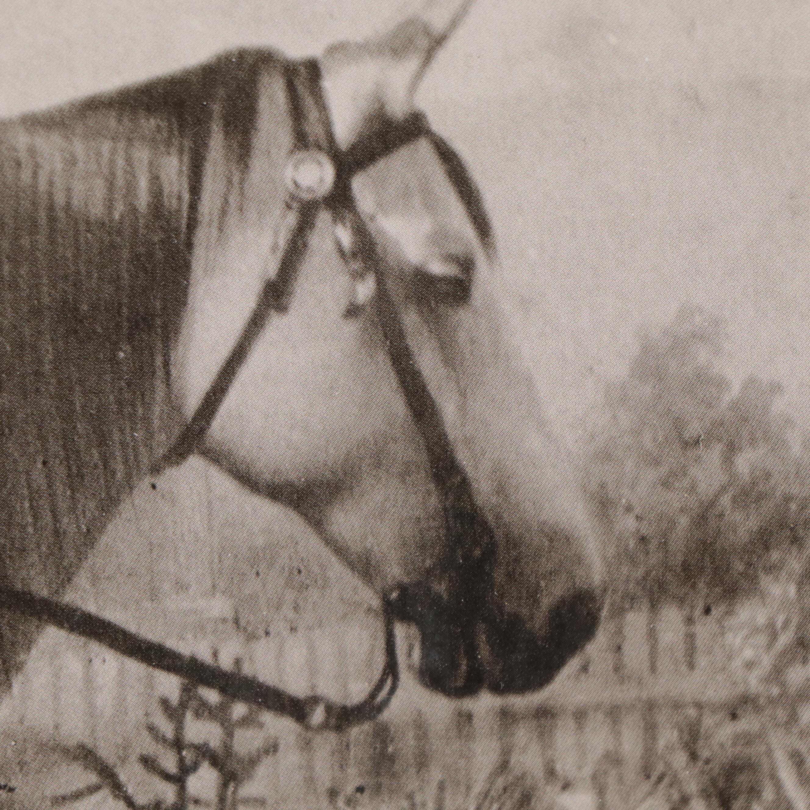 Offset Lithograph "Robert E. Lee on Traveller"