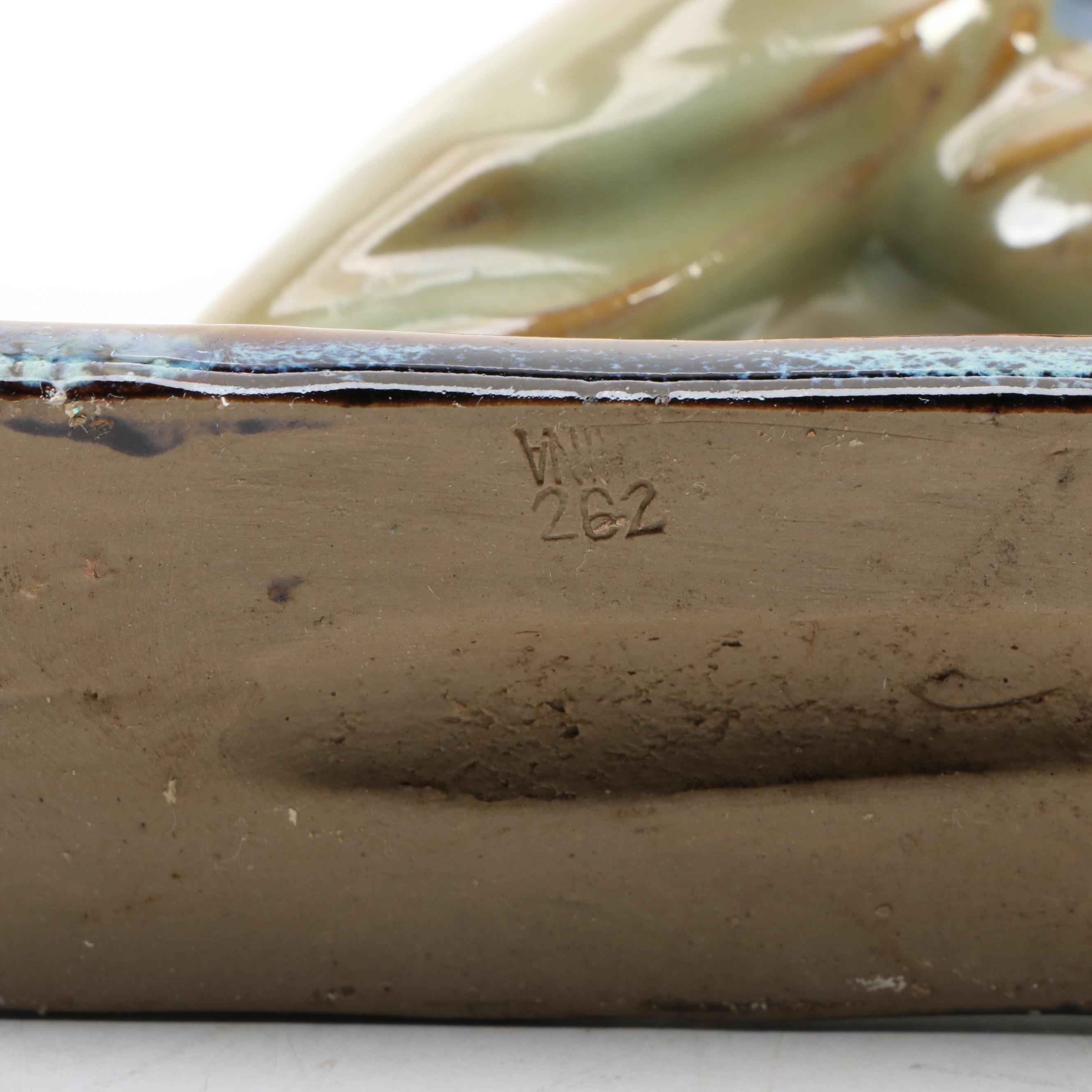 Chinese Earthenware Bowl, Plate and Shiwan Ware Figurine