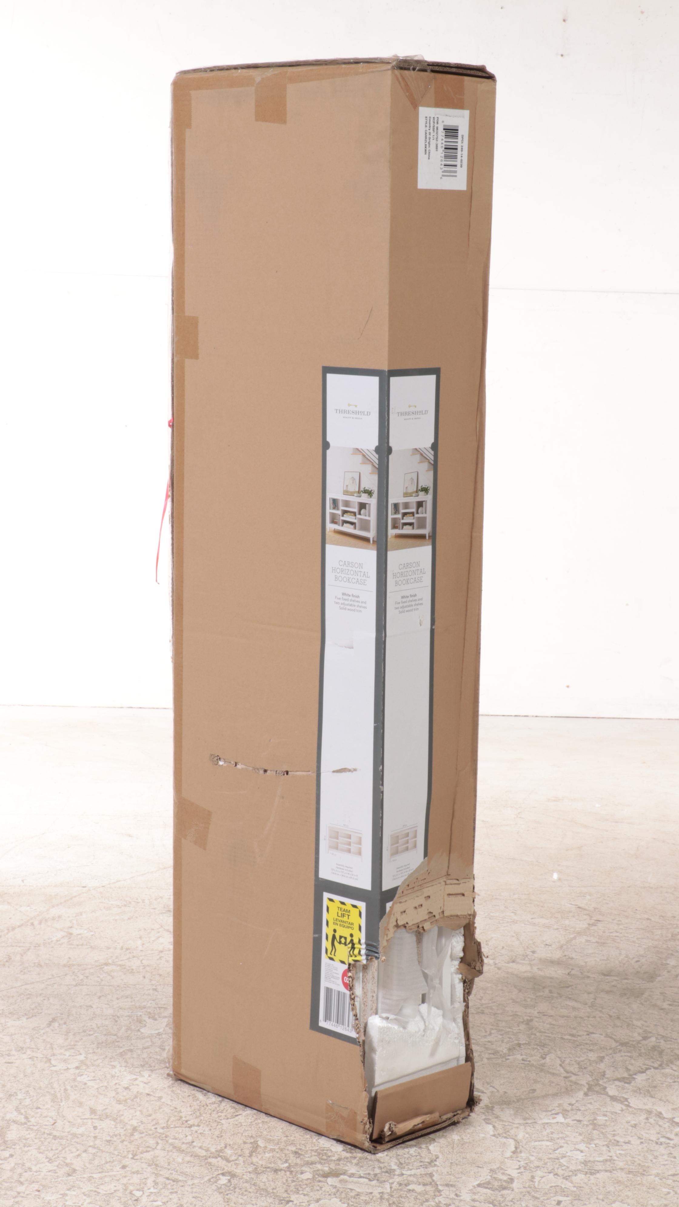 Threshold Carson Horizontal Bookcase with Adjustable Shelves