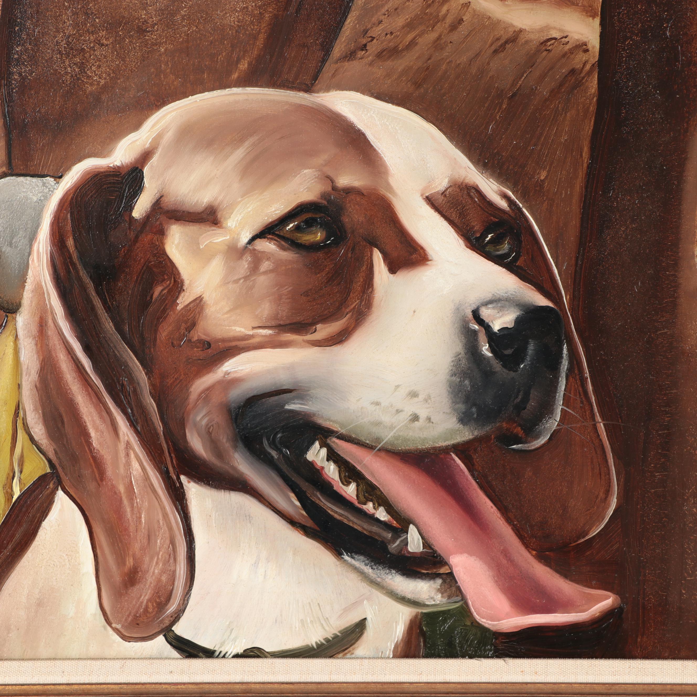 Ralph Wolfe Cowan Large-Scale Oil Painting "President Lyndon Baines Johnson"