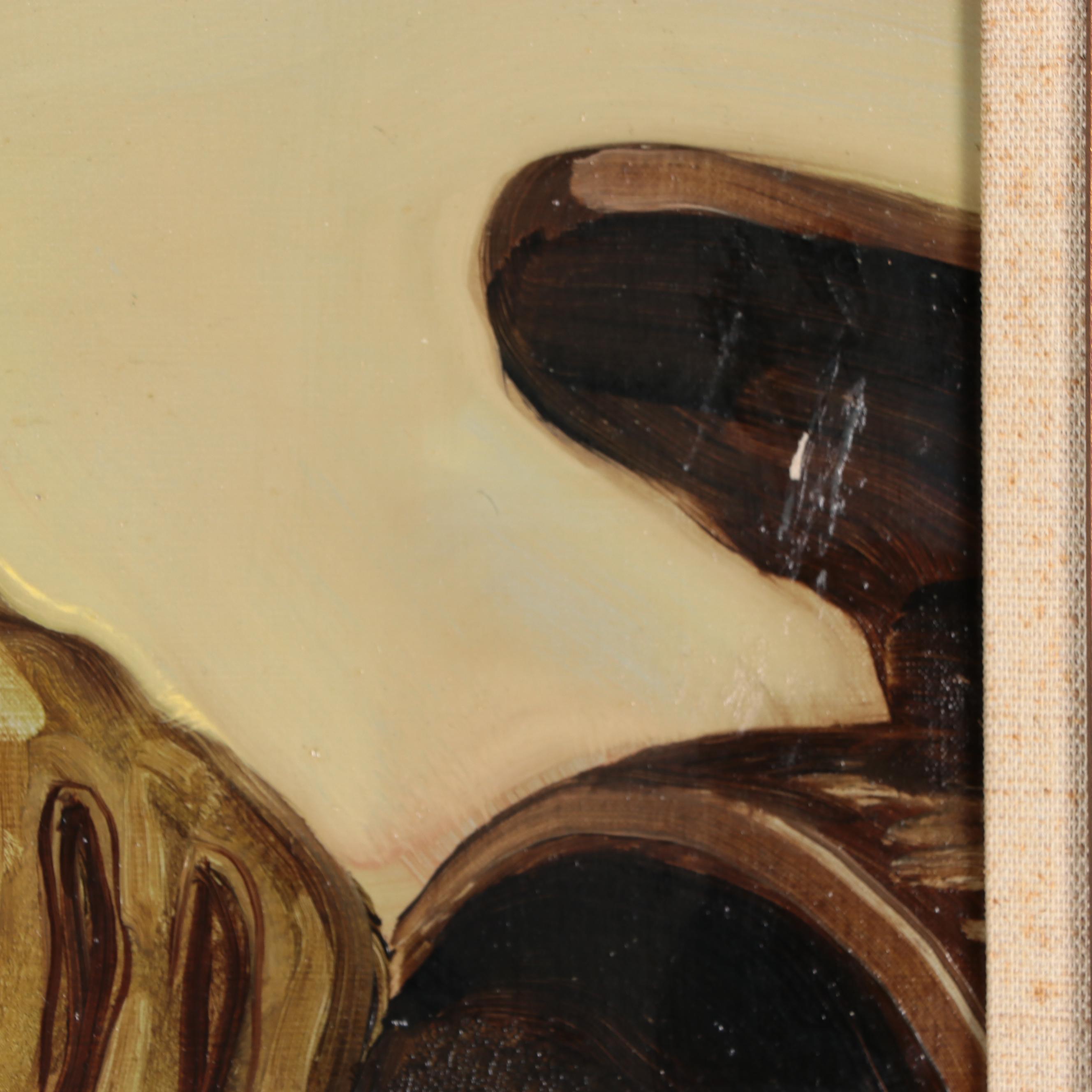 Ralph Wolfe Cowan Large-Scale Oil Painting "President Lyndon Baines Johnson"