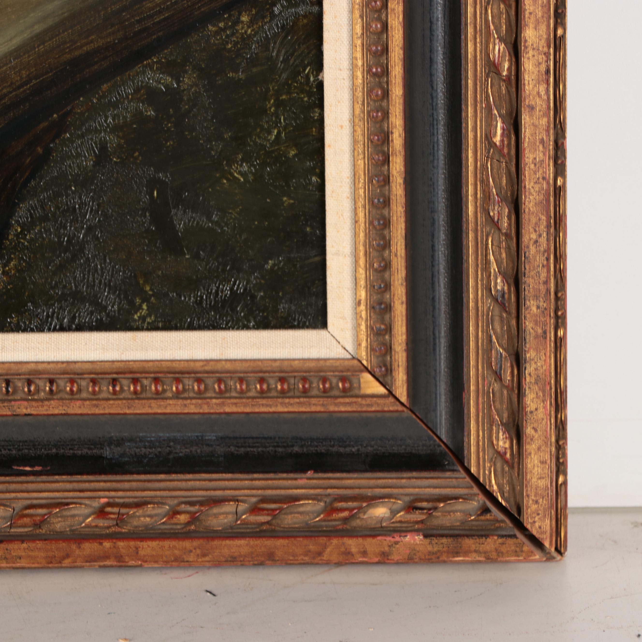 Ralph Wolfe Cowan Large-Scale Oil Painting "President Lyndon Baines Johnson"