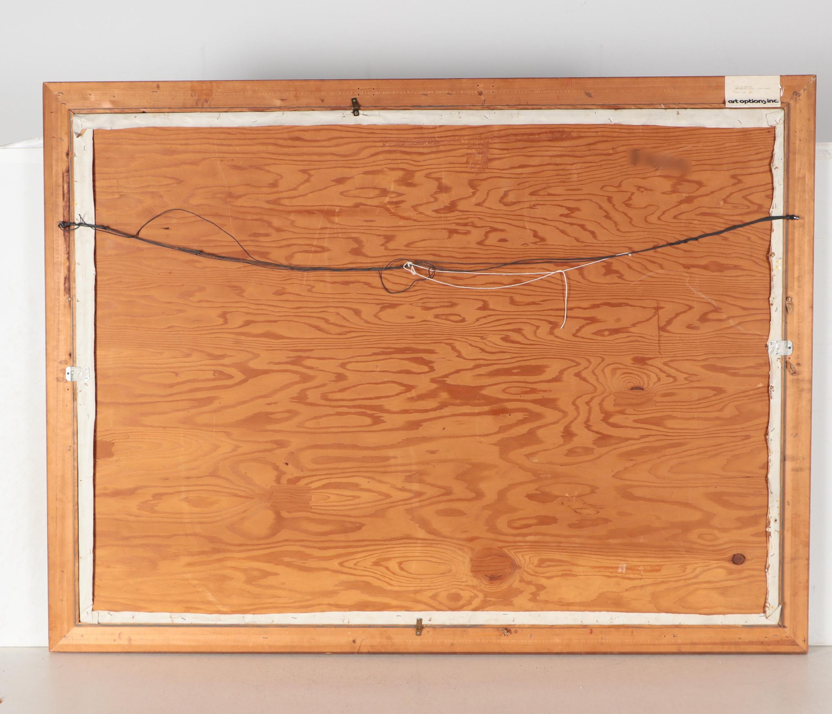 Ralph Wolfe Cowan Large-Scale Oil Painting "President Lyndon Baines Johnson"