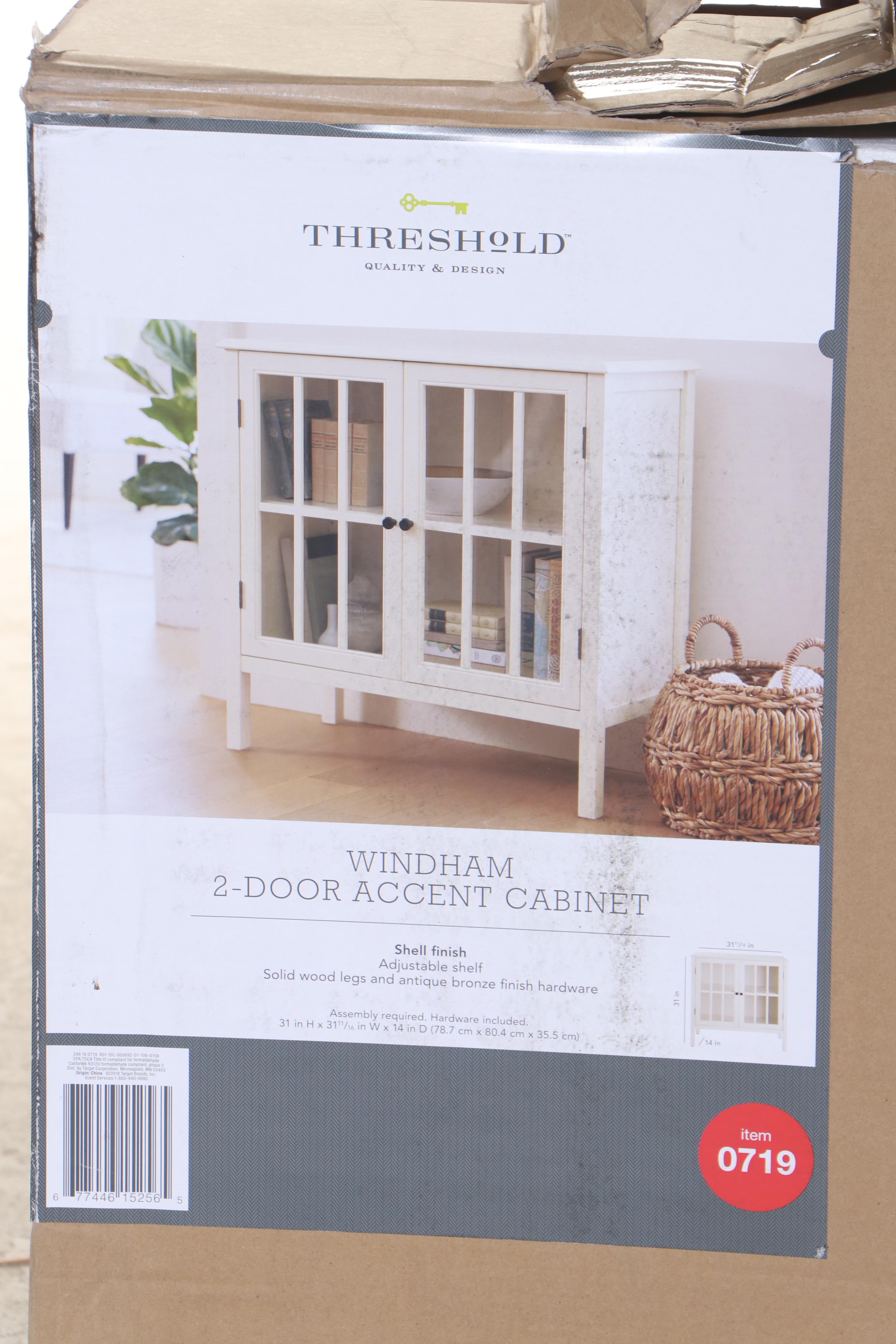 Threshold Windham Two-Door Accent Cabinet