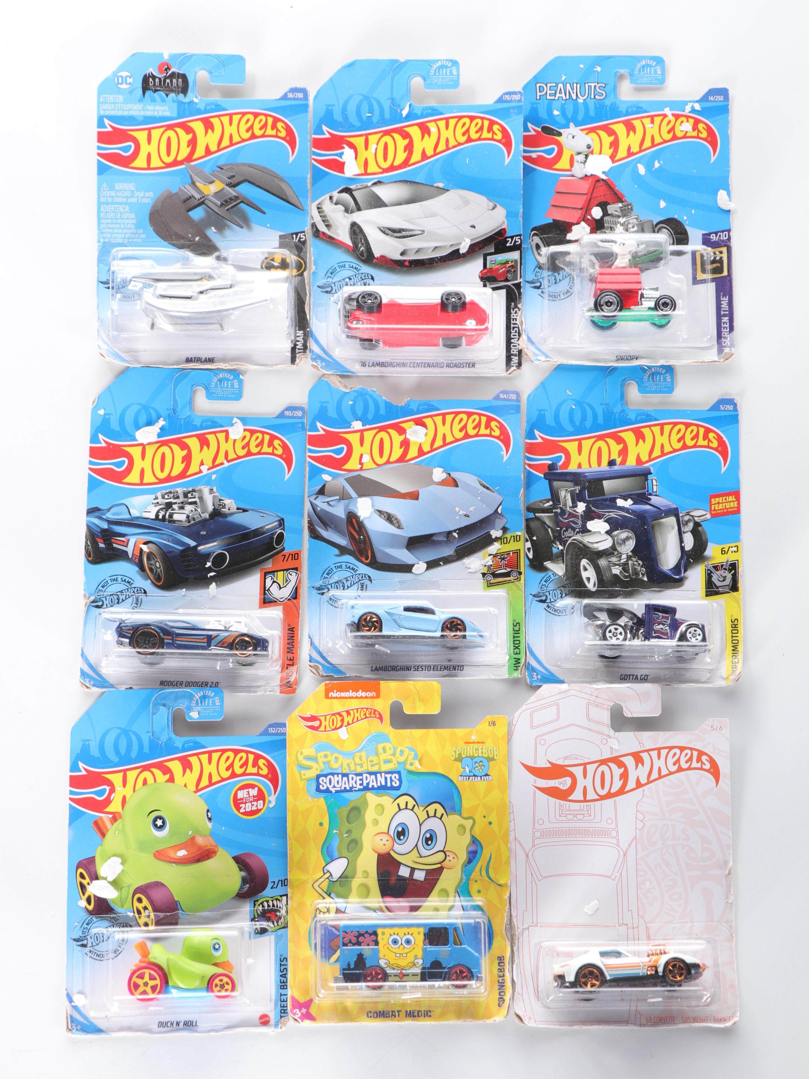 Hot Wheels and Matchbox Diecast Toy Model Cars, 2010s