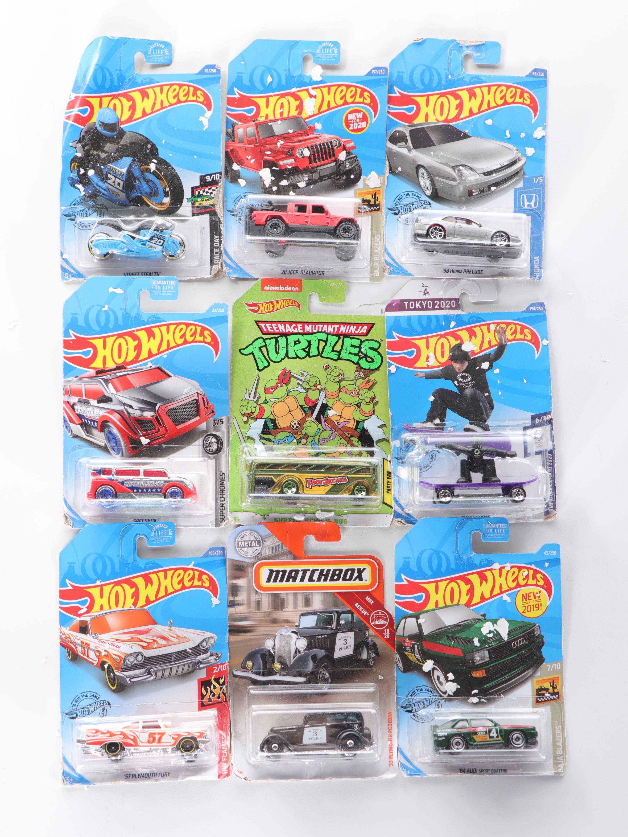 Hot Wheels and Matchbox Diecast Toy Model Cars, 2010s