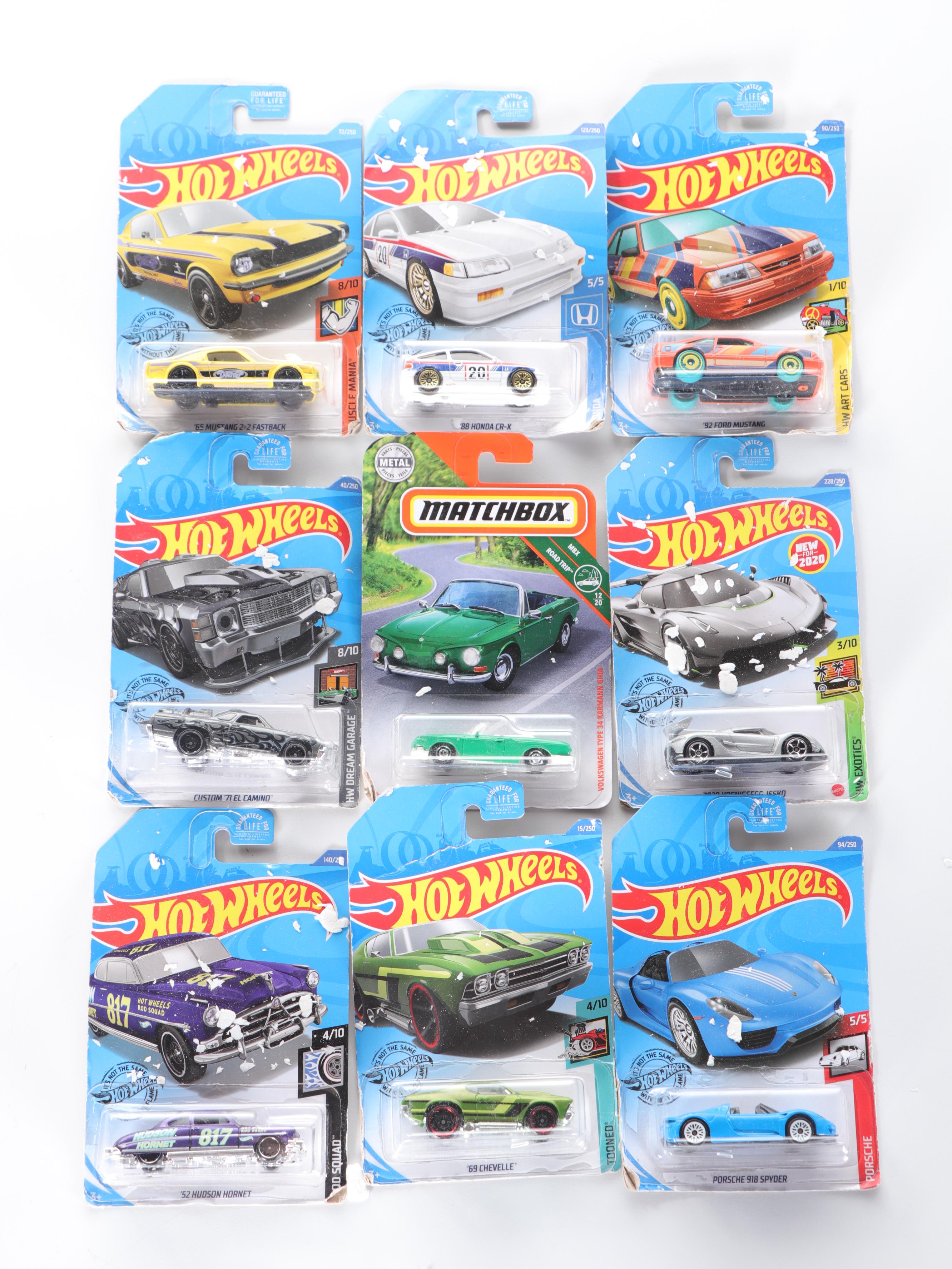Hot Wheels and Matchbox Diecast Toy Model Cars, 2010s