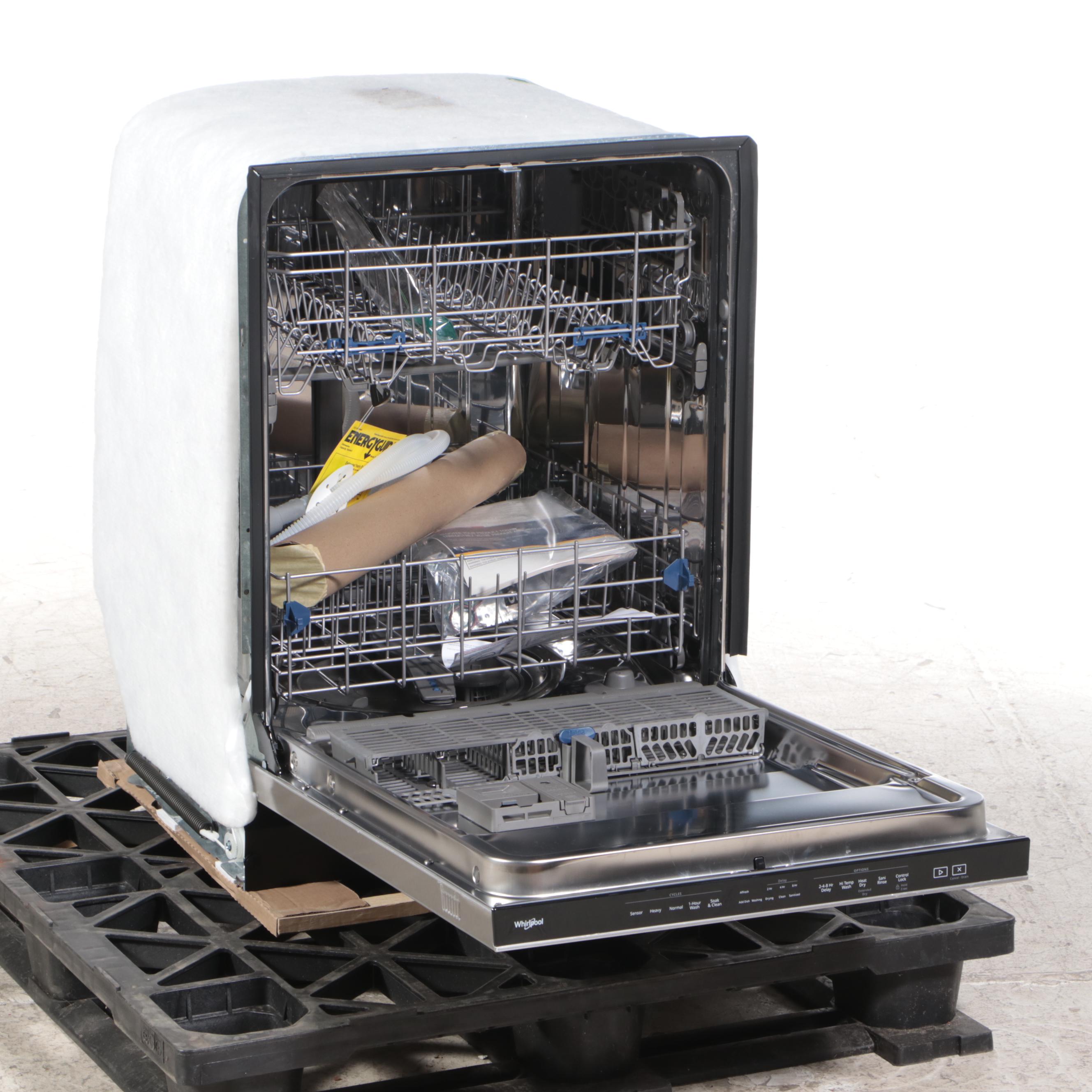 Whirlpool 24" Stainless Integrated Built In Dishwasher