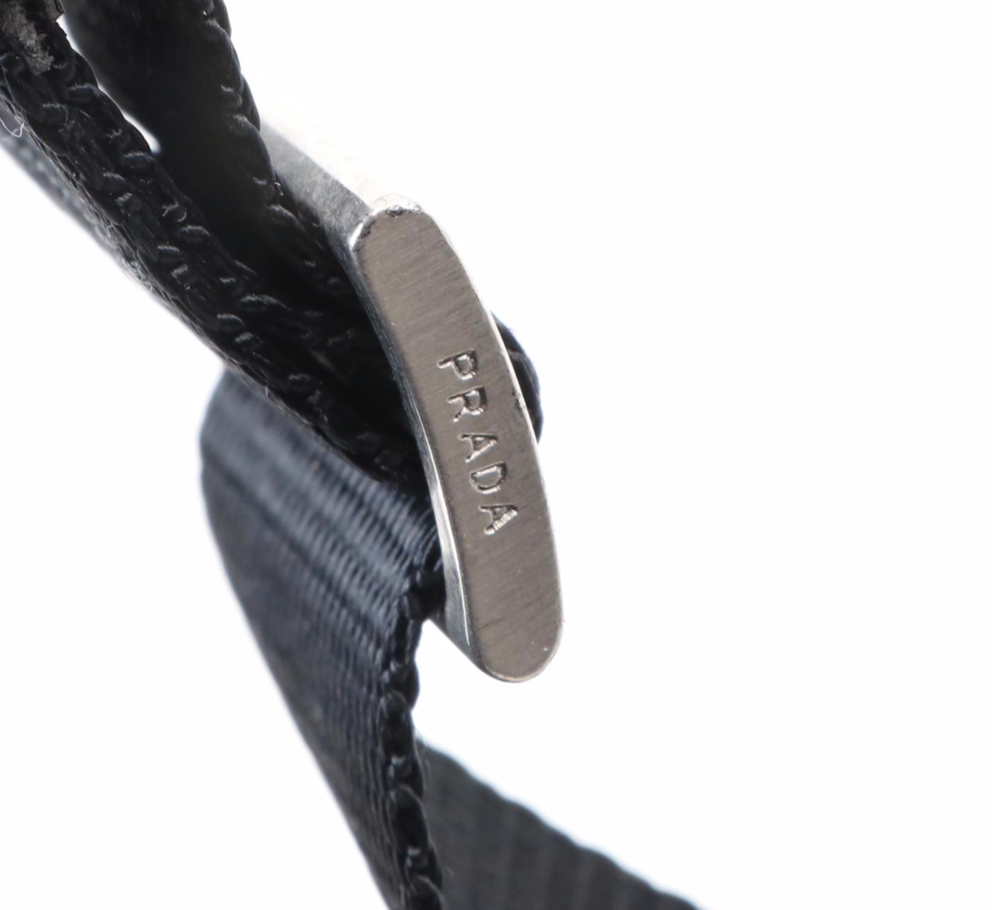 Prada Small Crossbody Bag in Black Nylon Gabardine and Leather