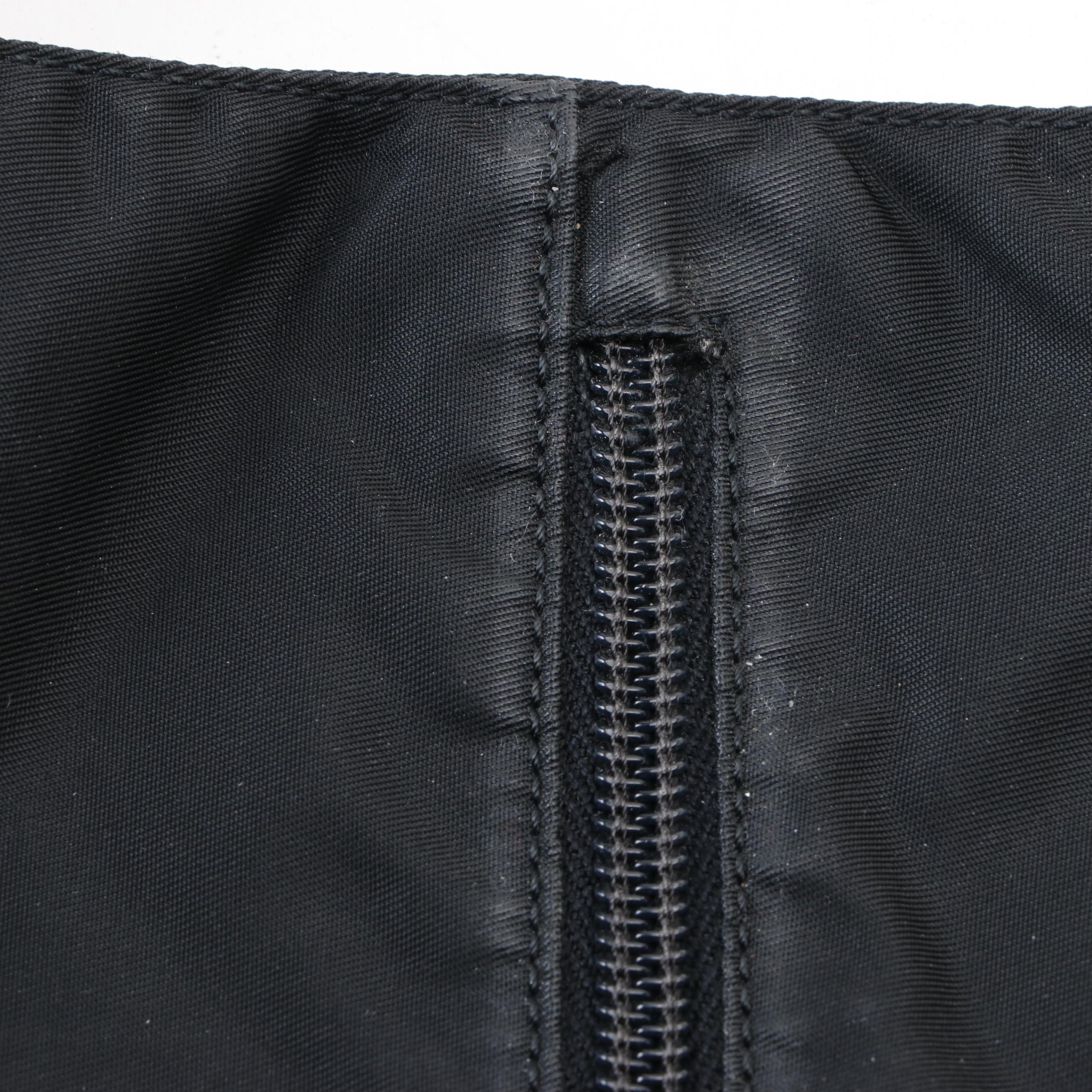 Prada Small Crossbody Bag in Black Nylon Gabardine and Leather