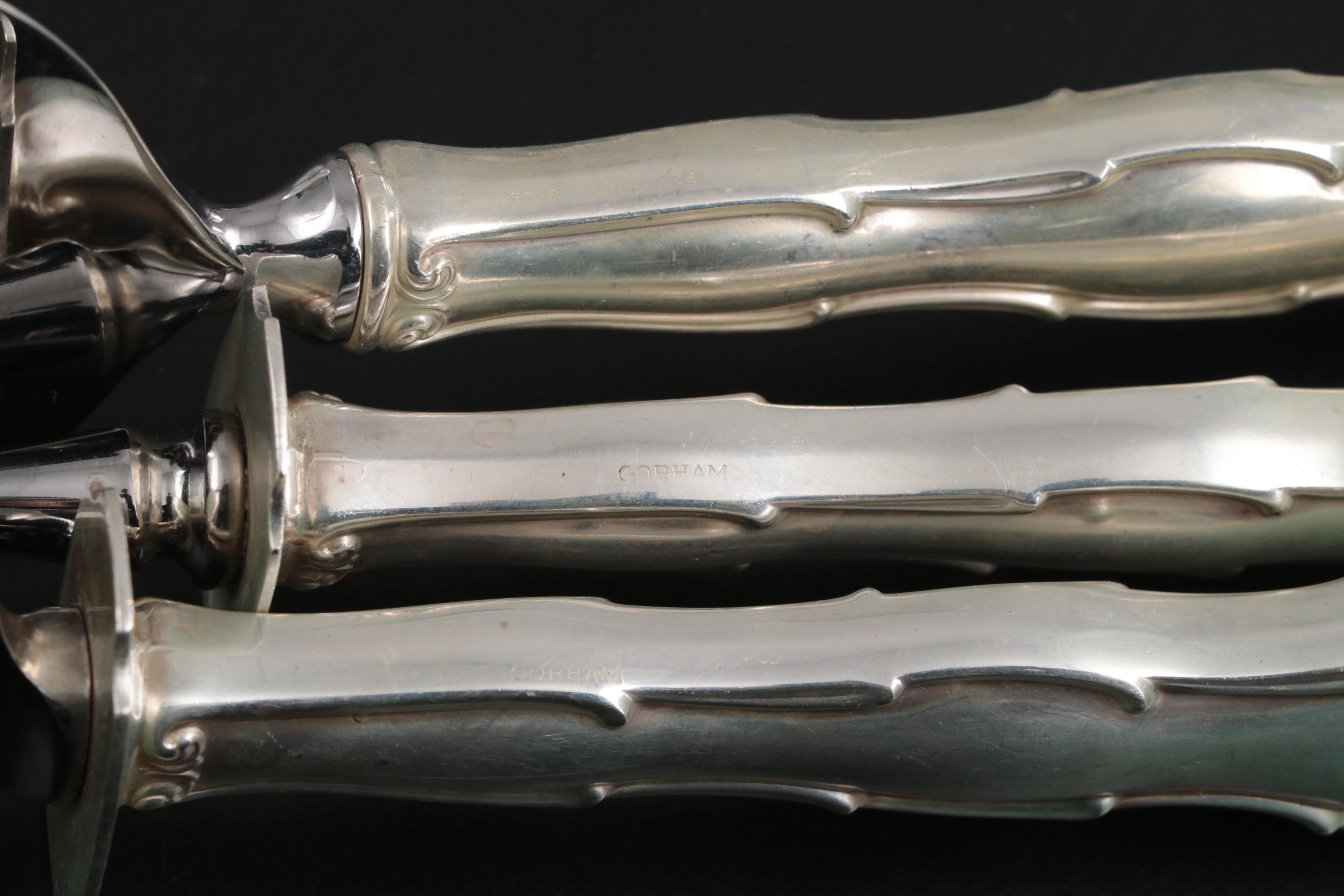 Gorham "Rondo" Sterling Silver Flatware and Serving Utensils