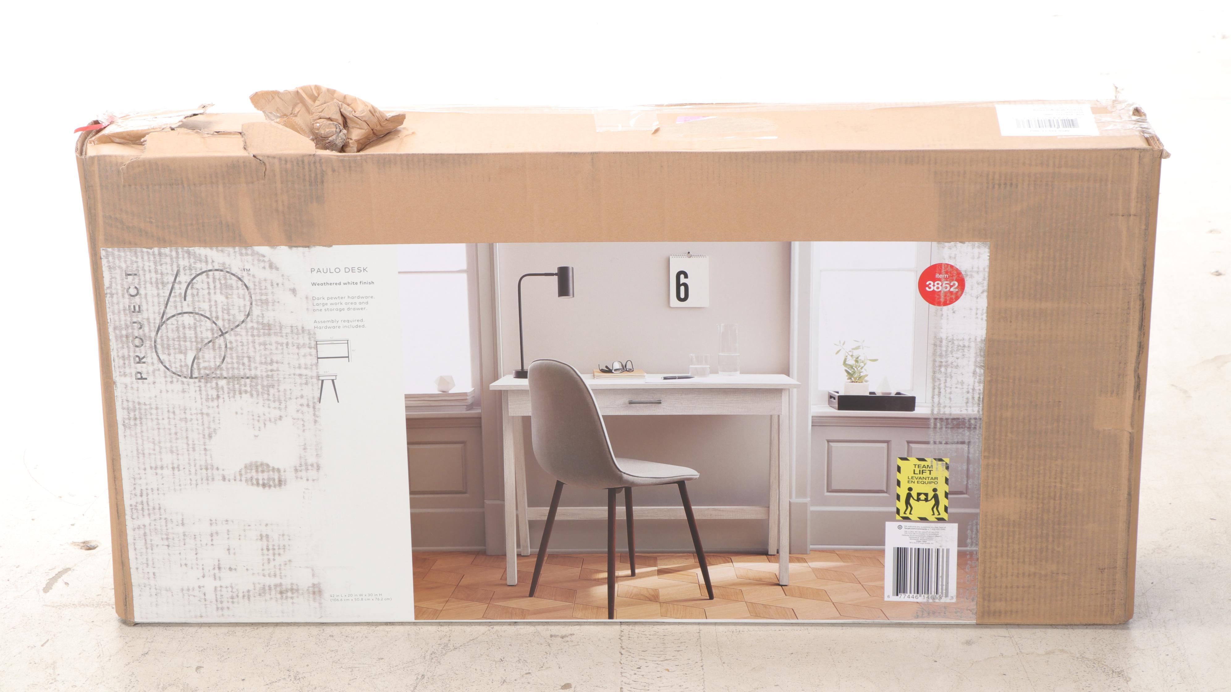 Project 62 Paulo Wood Writing Desk with Drawer