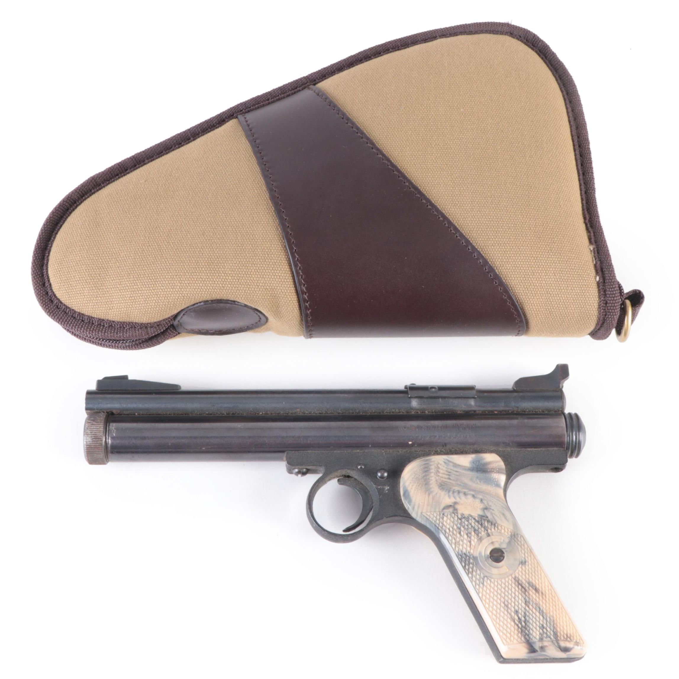Crosman 150 Pellgun Air Gun and Soft Sider Case