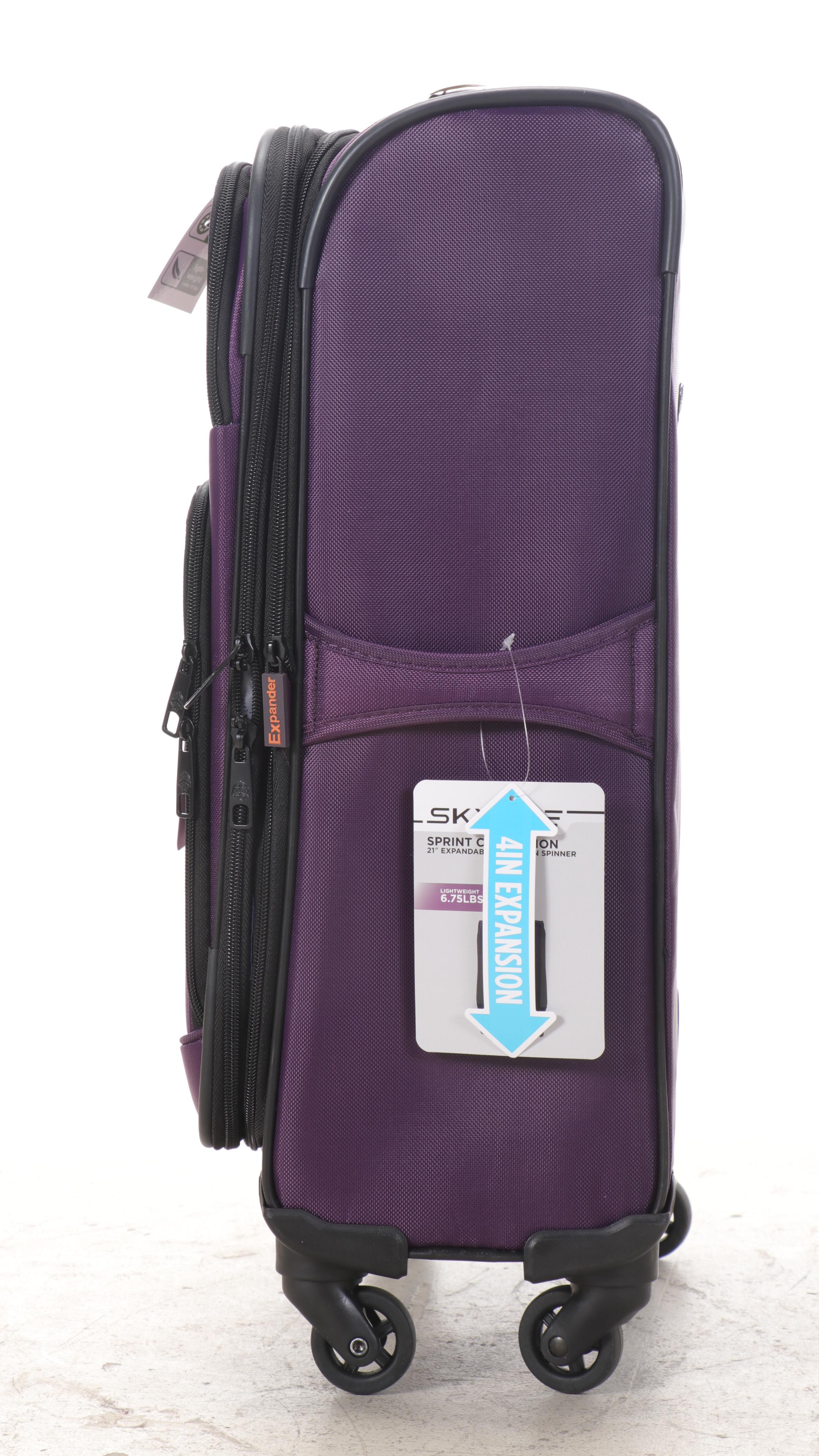 Skyline Sprint Collection 21" Expandable Carry-On Spinner Suitcase