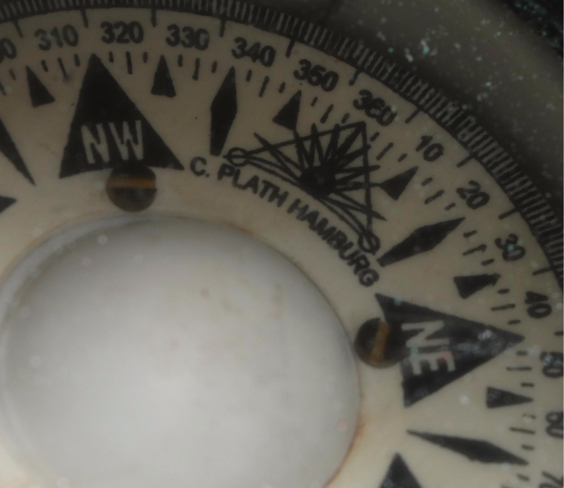 C. Plath Binnacle Compass with Lamp Mount, Early 20th Century