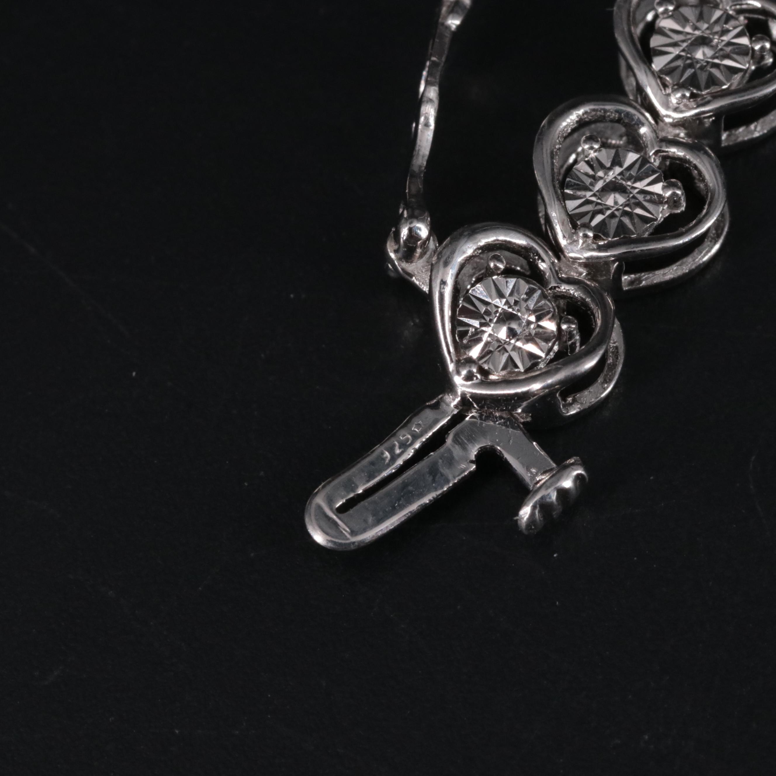 Sterling Diamond Bracelet