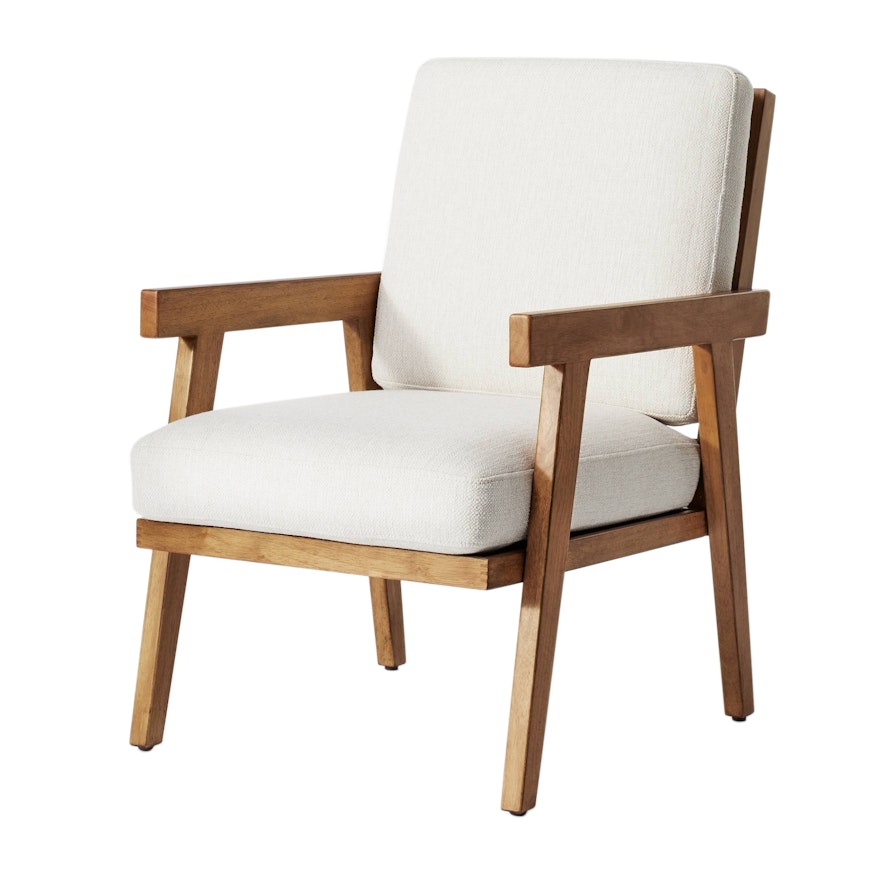 Threshold with Studio McGee Grantsville Wood Frame Accent Chair