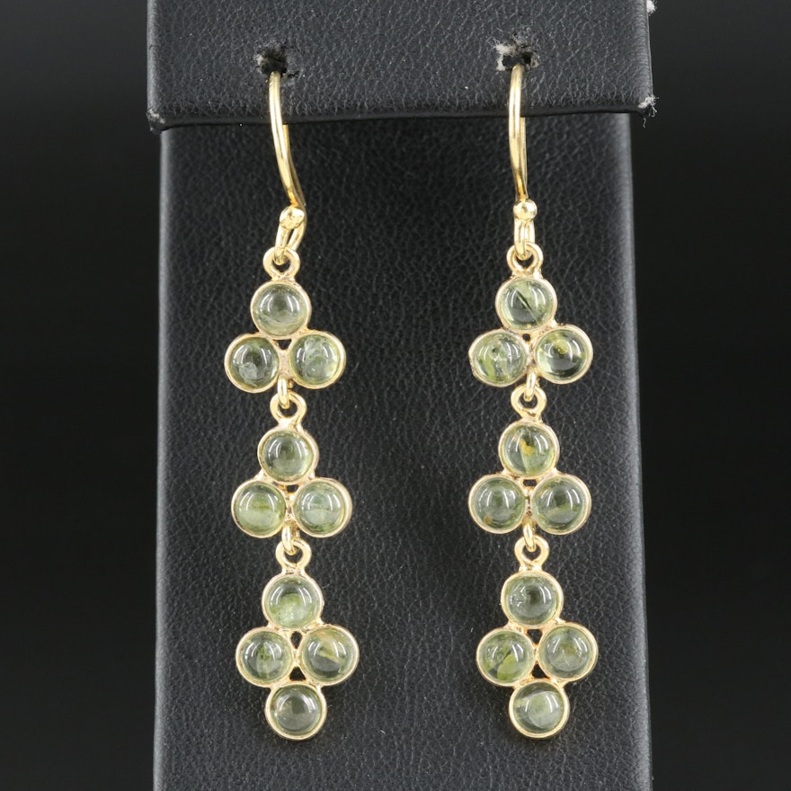 Sterling Peridot Earrings