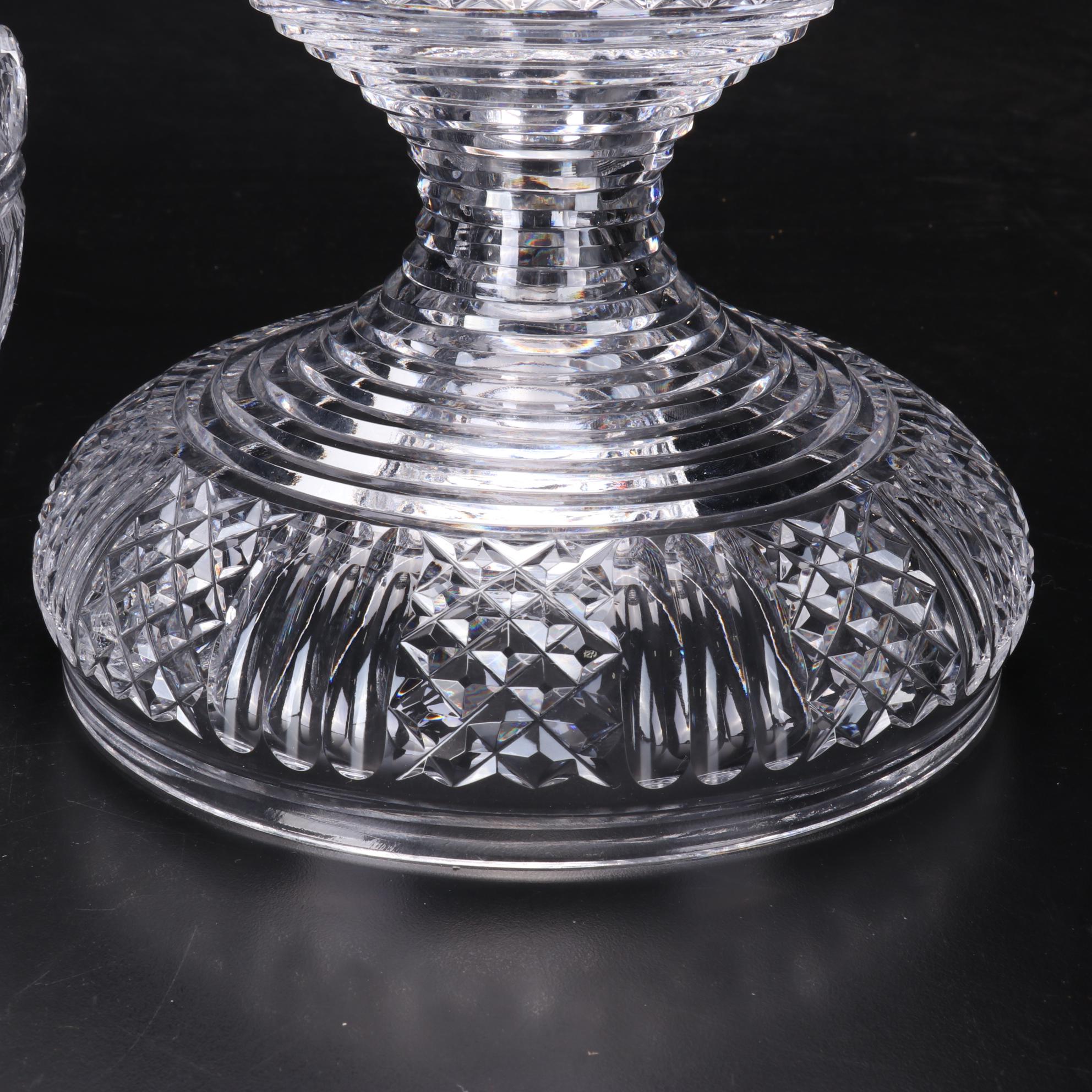 Waterford Crystal "Master Cutter Collection" Two-Piece Pedestal Punch Bowl
