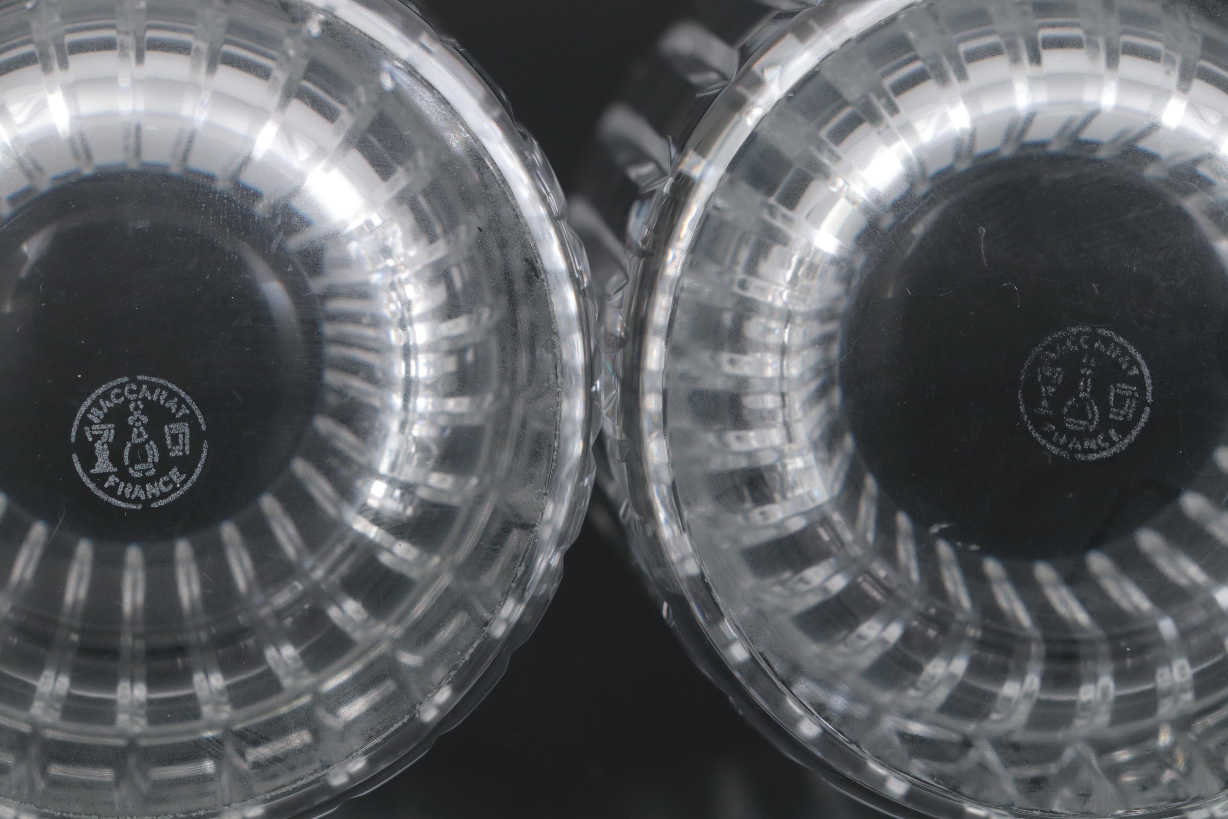 Baccarat "Harmonie" Crystal Double Old Fashioned Glasses