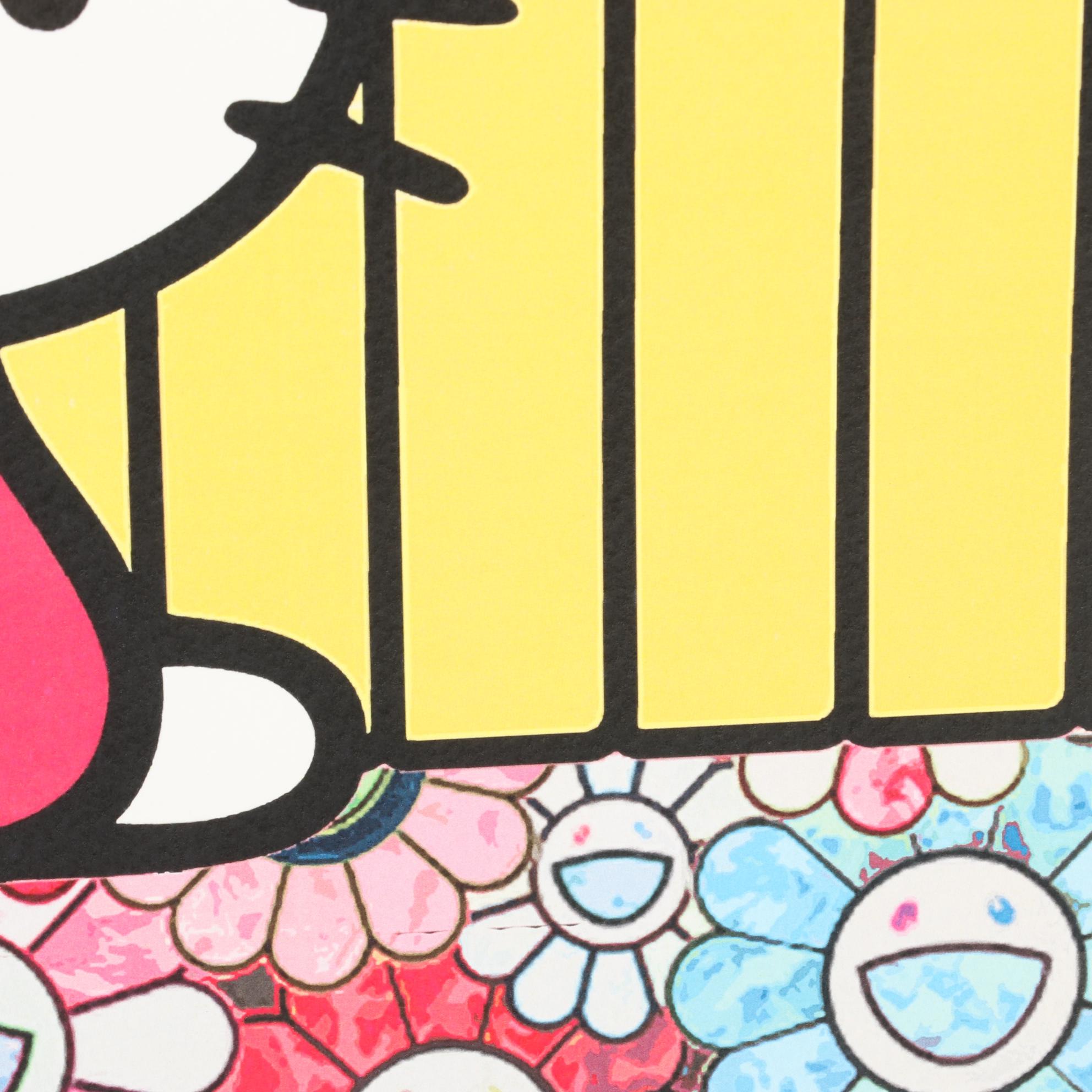 Death NYC Pop Art Graphic Print Featuring Hello Kitty, 2022