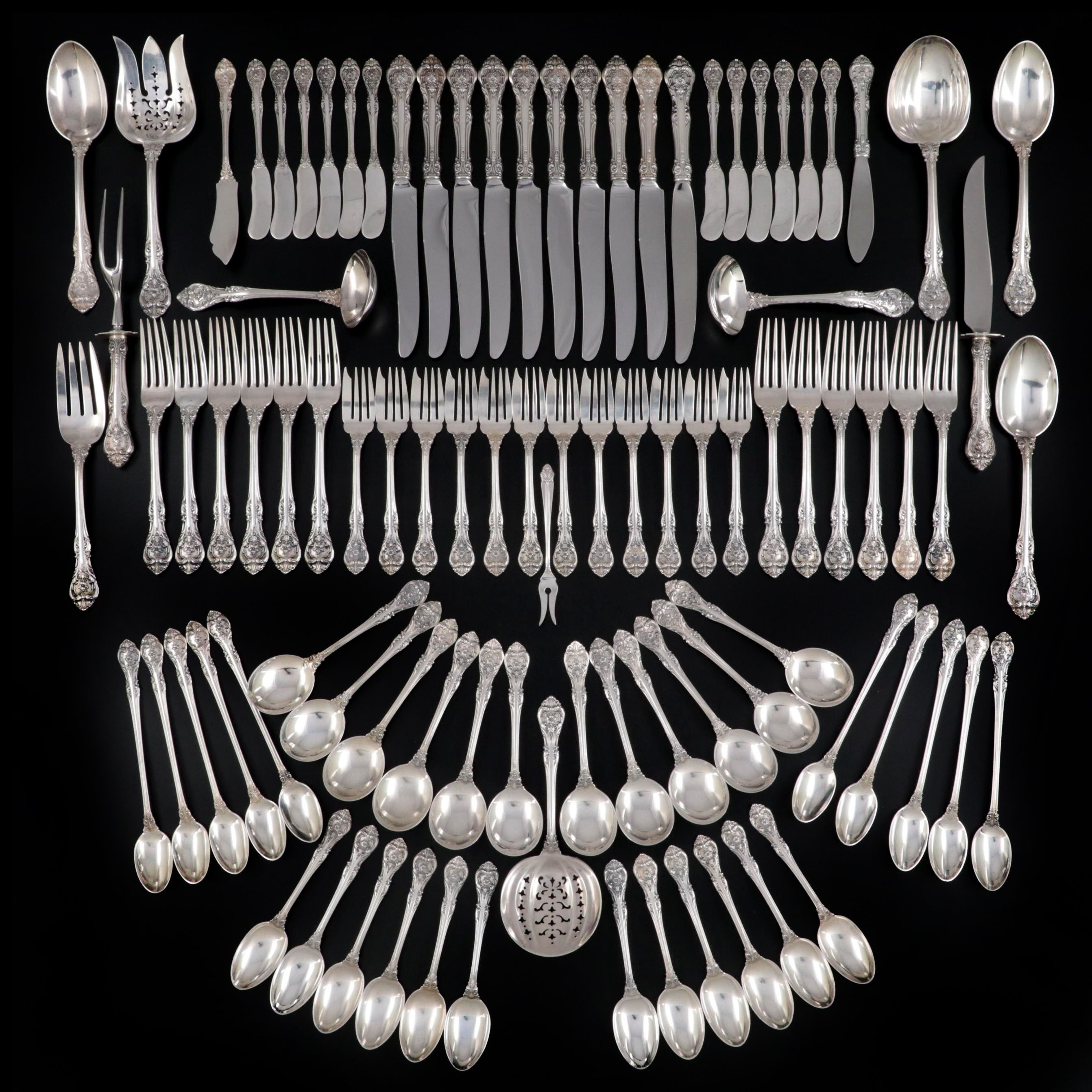 Gorham "King Edward" Sterling Silver Flatware Set