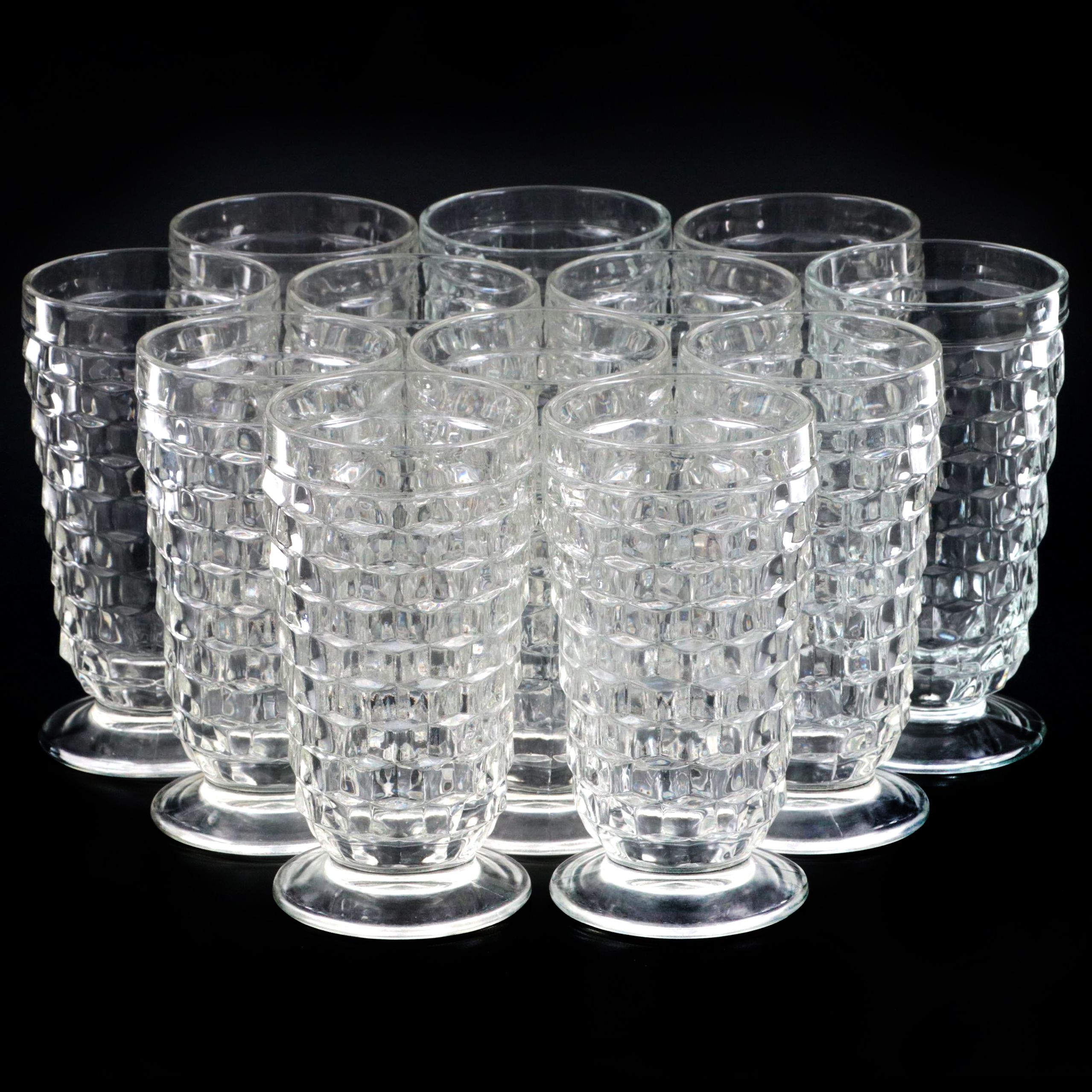 Colony "Whitehall Clear" Iced Tea Glasses