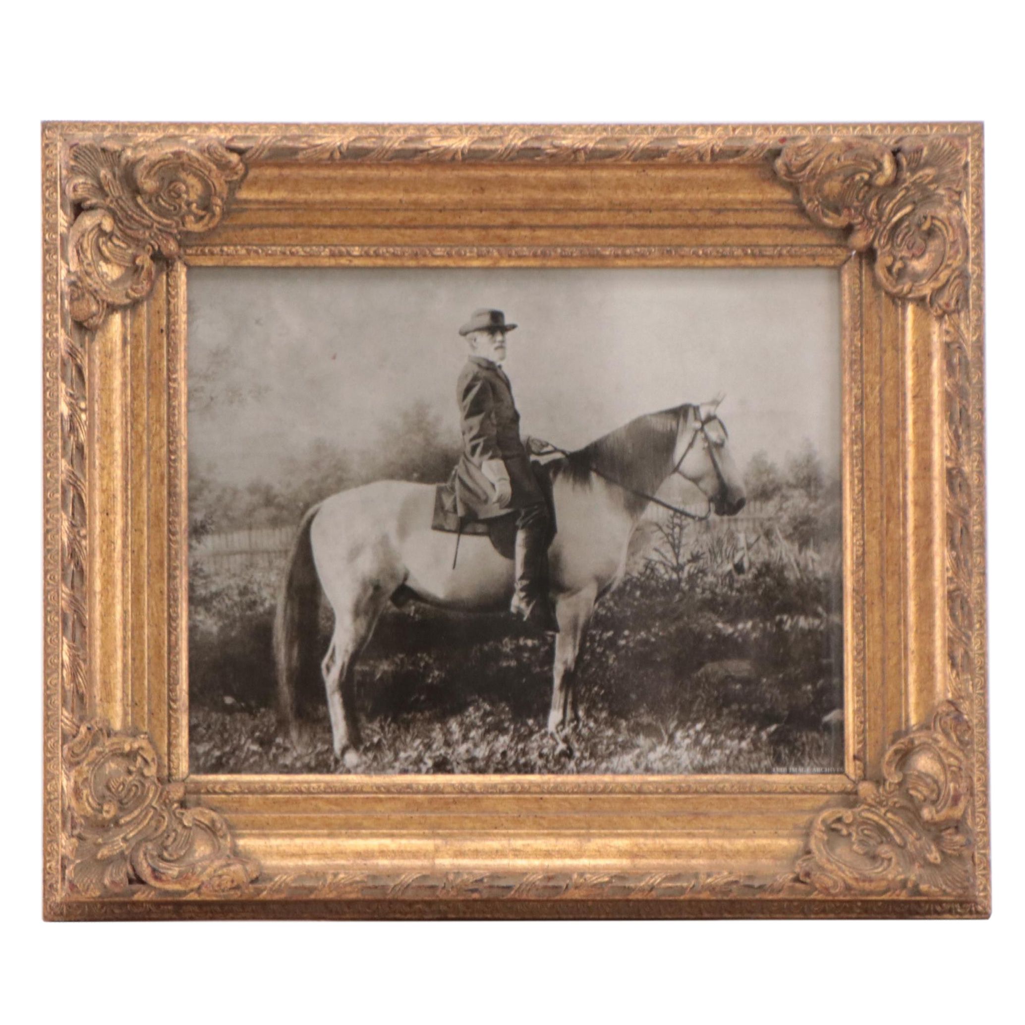 Offset Lithograph "Robert E. Lee on Traveller"