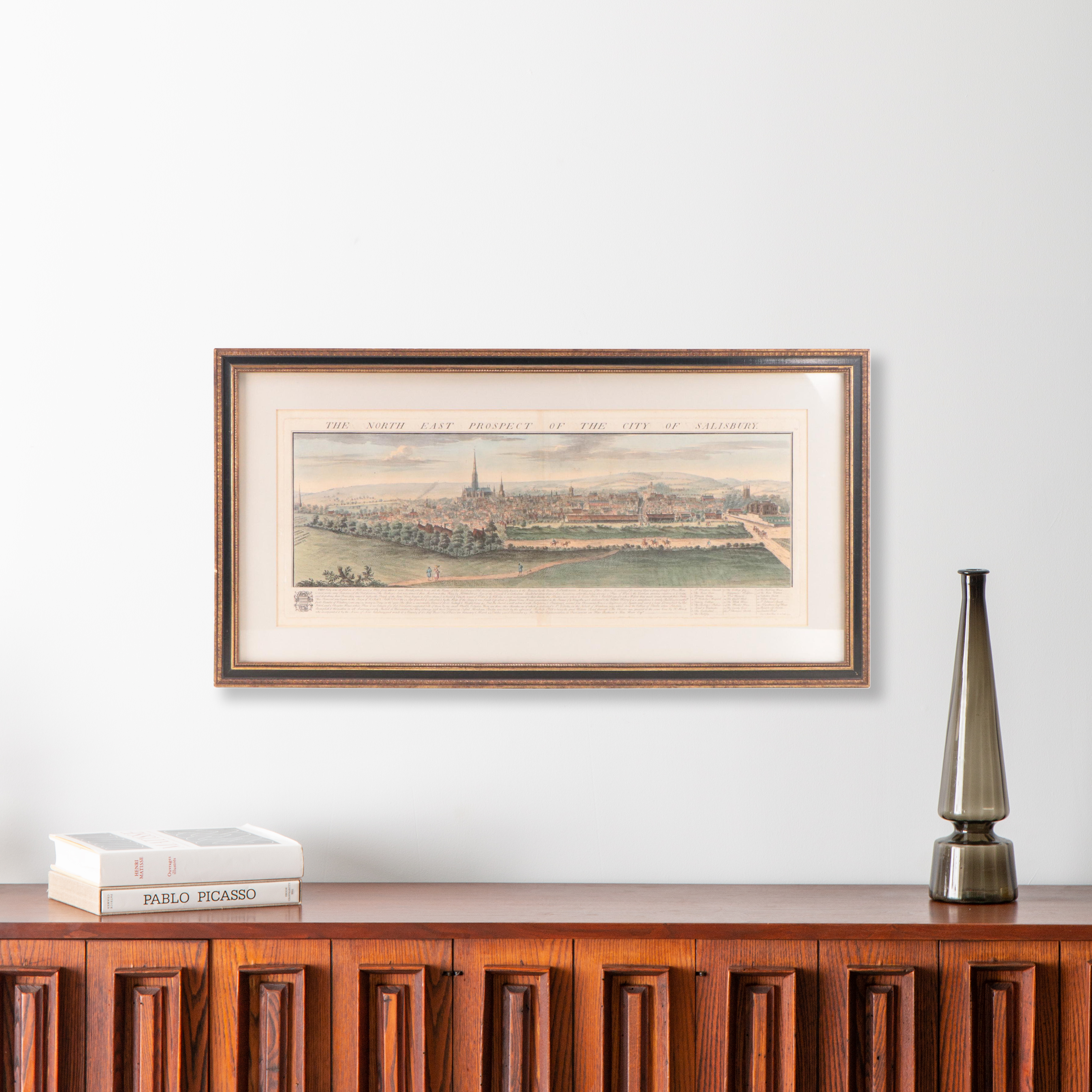 Samuel and Nathaniel Buck Hand-Colored Engravings of English Town Views