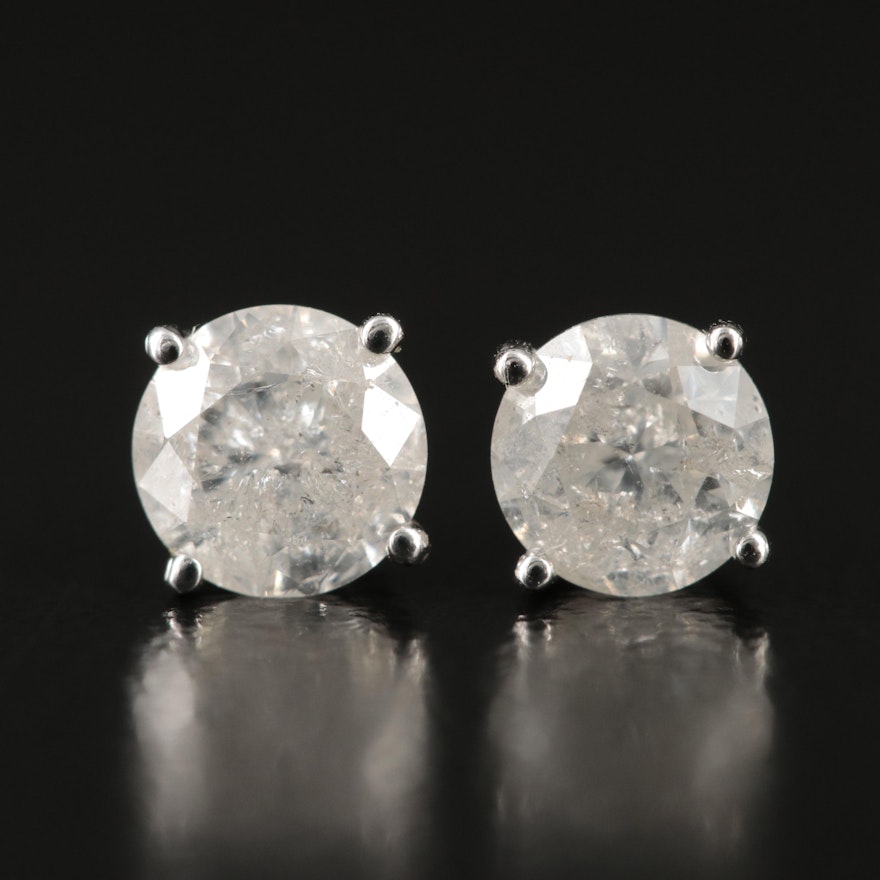 14K 0.76 CTW Diamond Stud Earrings