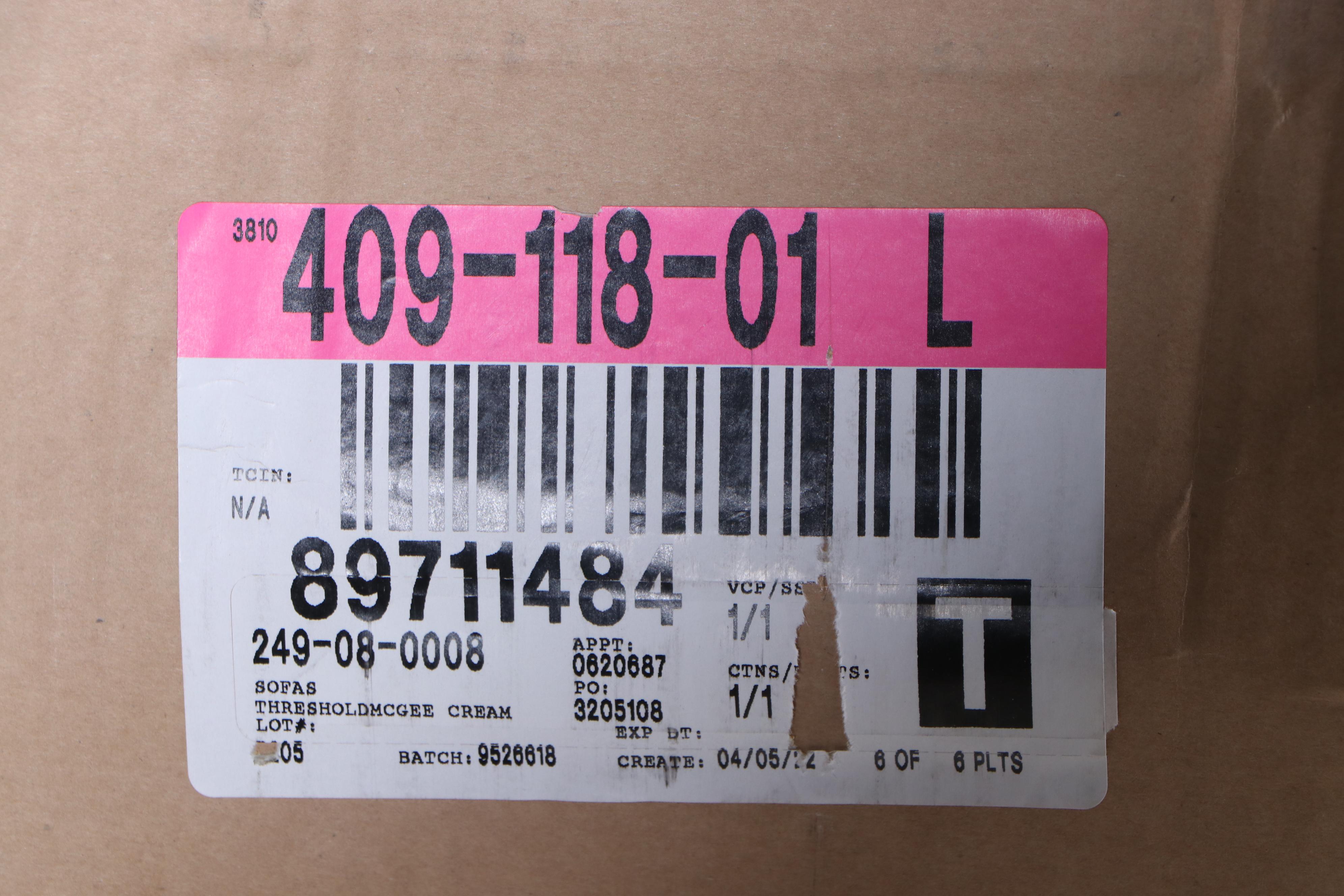 Threshold with Studio McGee Vivian Park Cream Upholstered Sofa