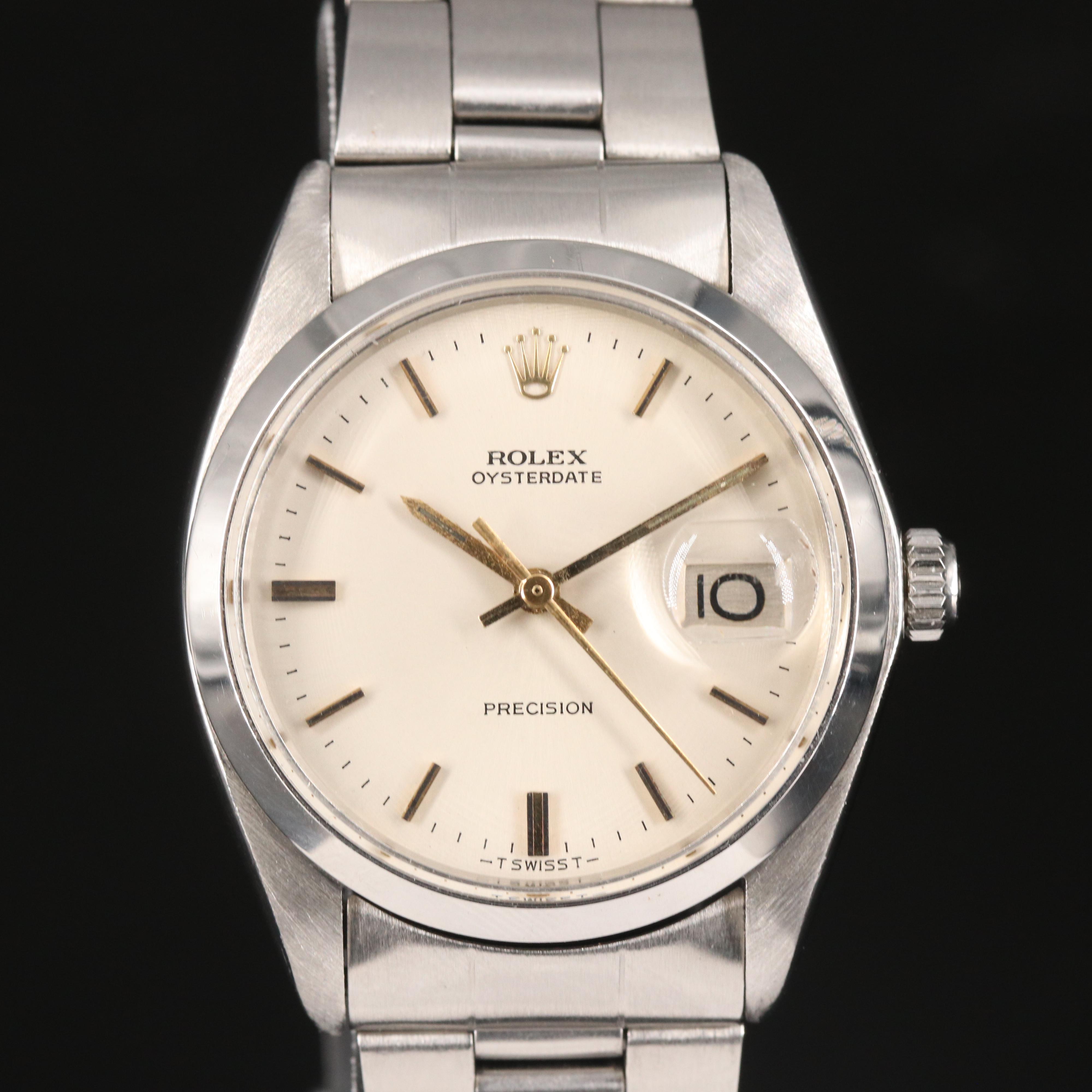 1973 Rolex Oysterdate Precision Watch