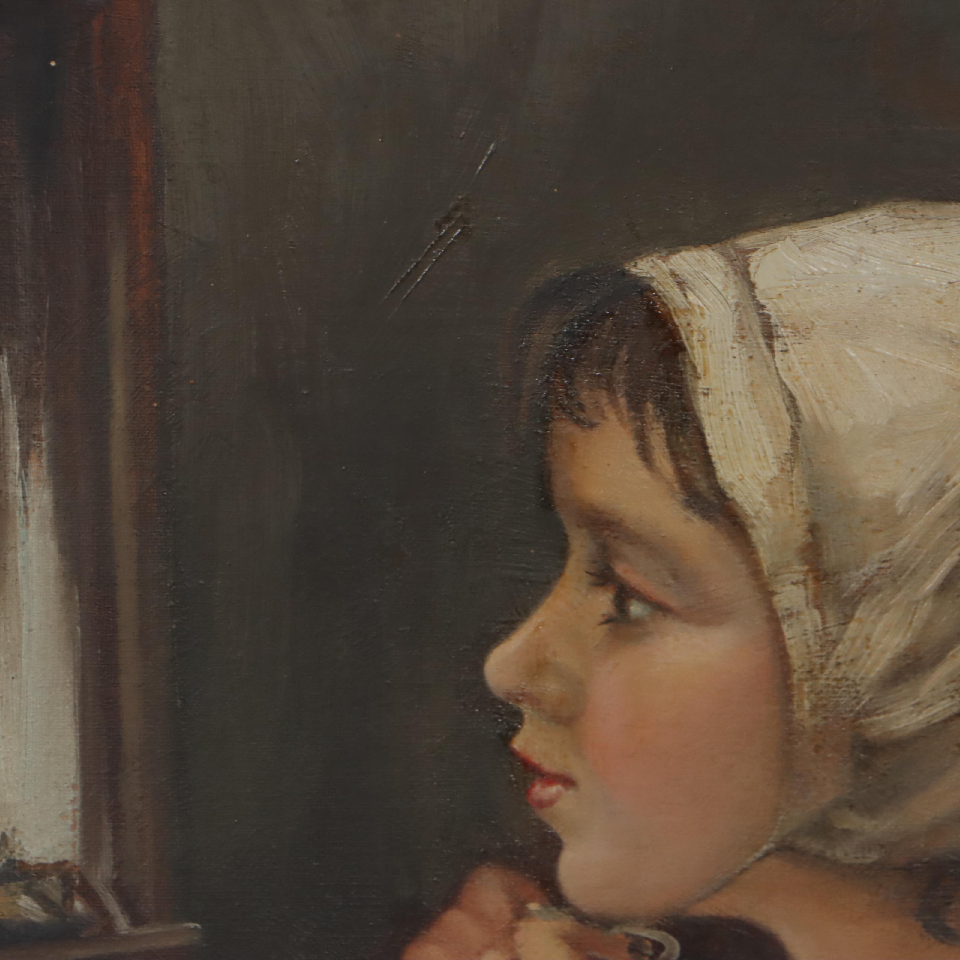 Portrait Oil Painting of Child