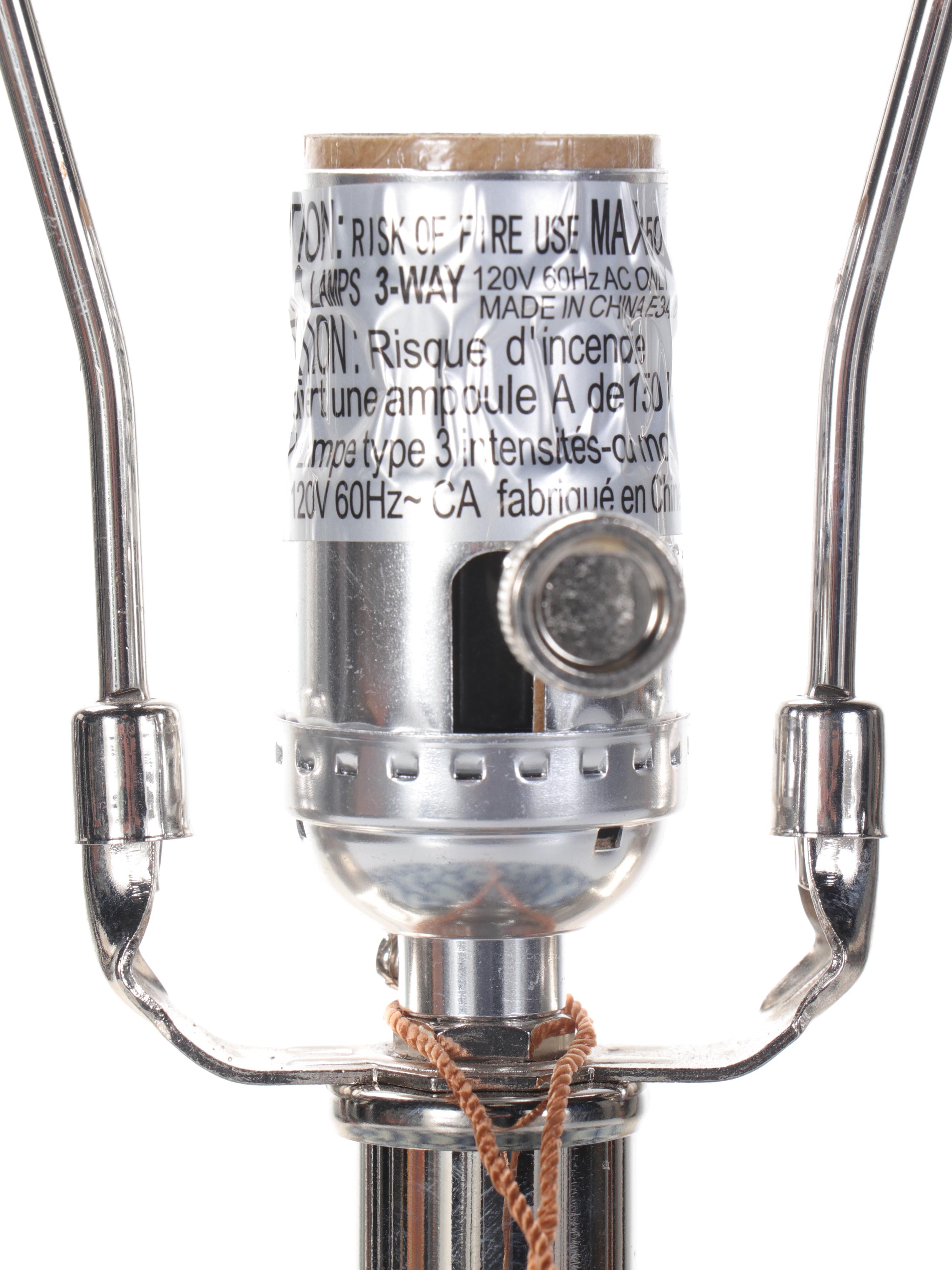 Ralph Lauren Blue and White Ginger Jar Porcelain Lamp, Contemporary