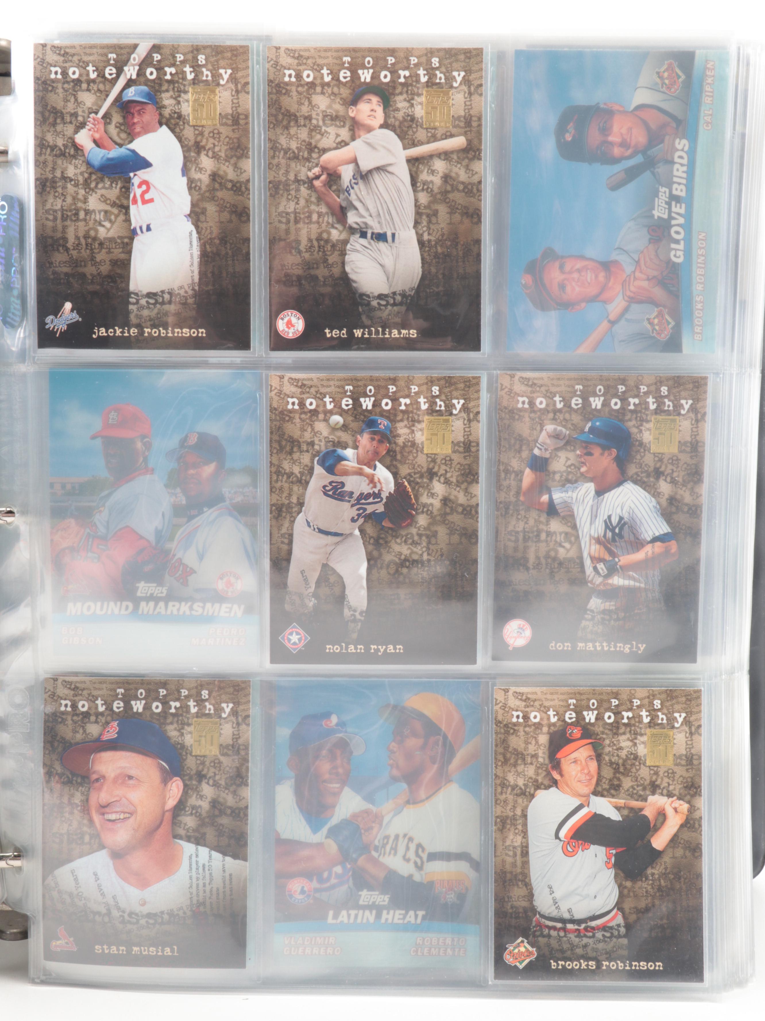 Topps Baseball Cards With Rookies, HOFers, More, 2000–2001