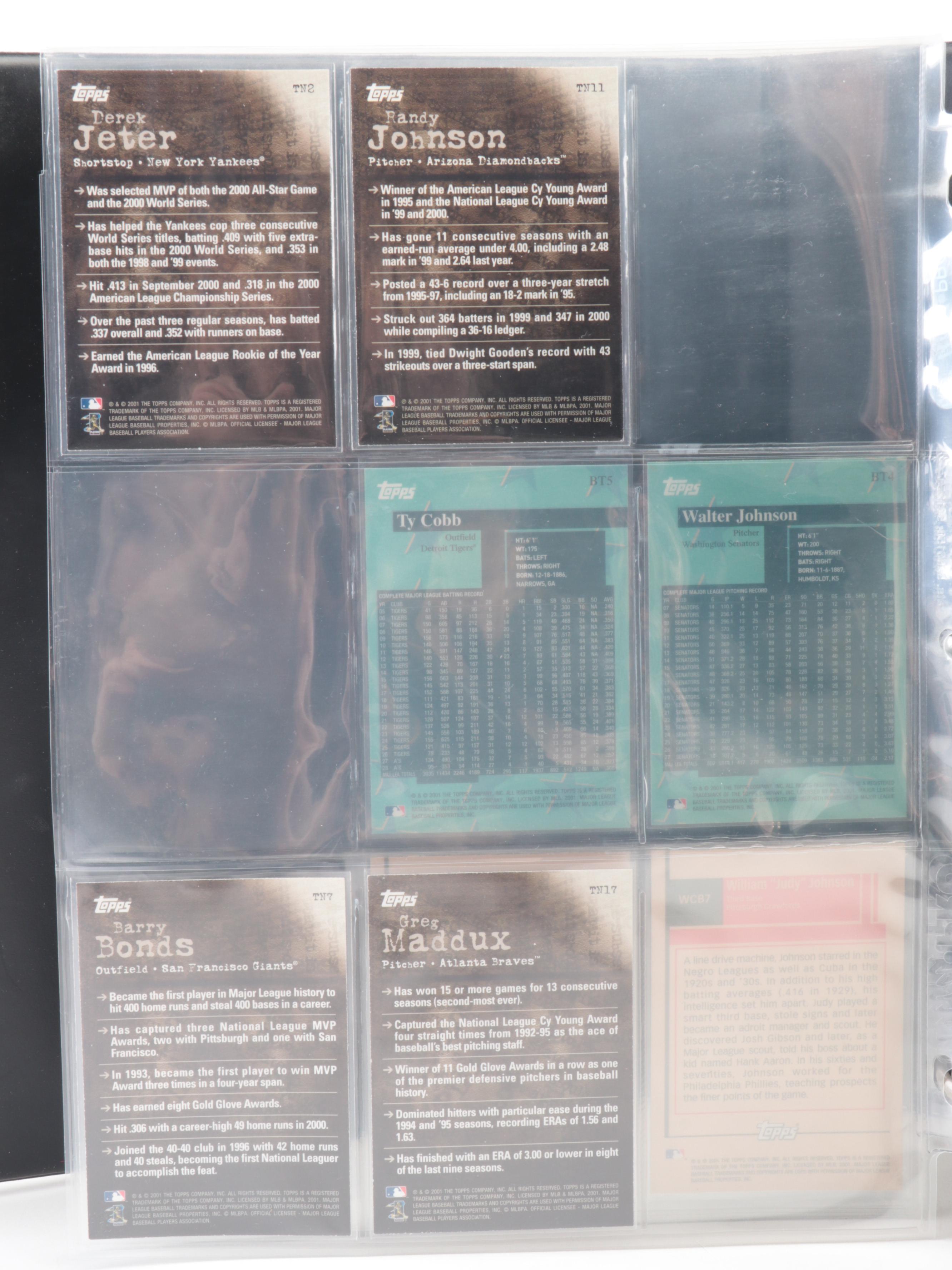 Topps Baseball Cards With Rookies, HOFers, More, 2000–2001