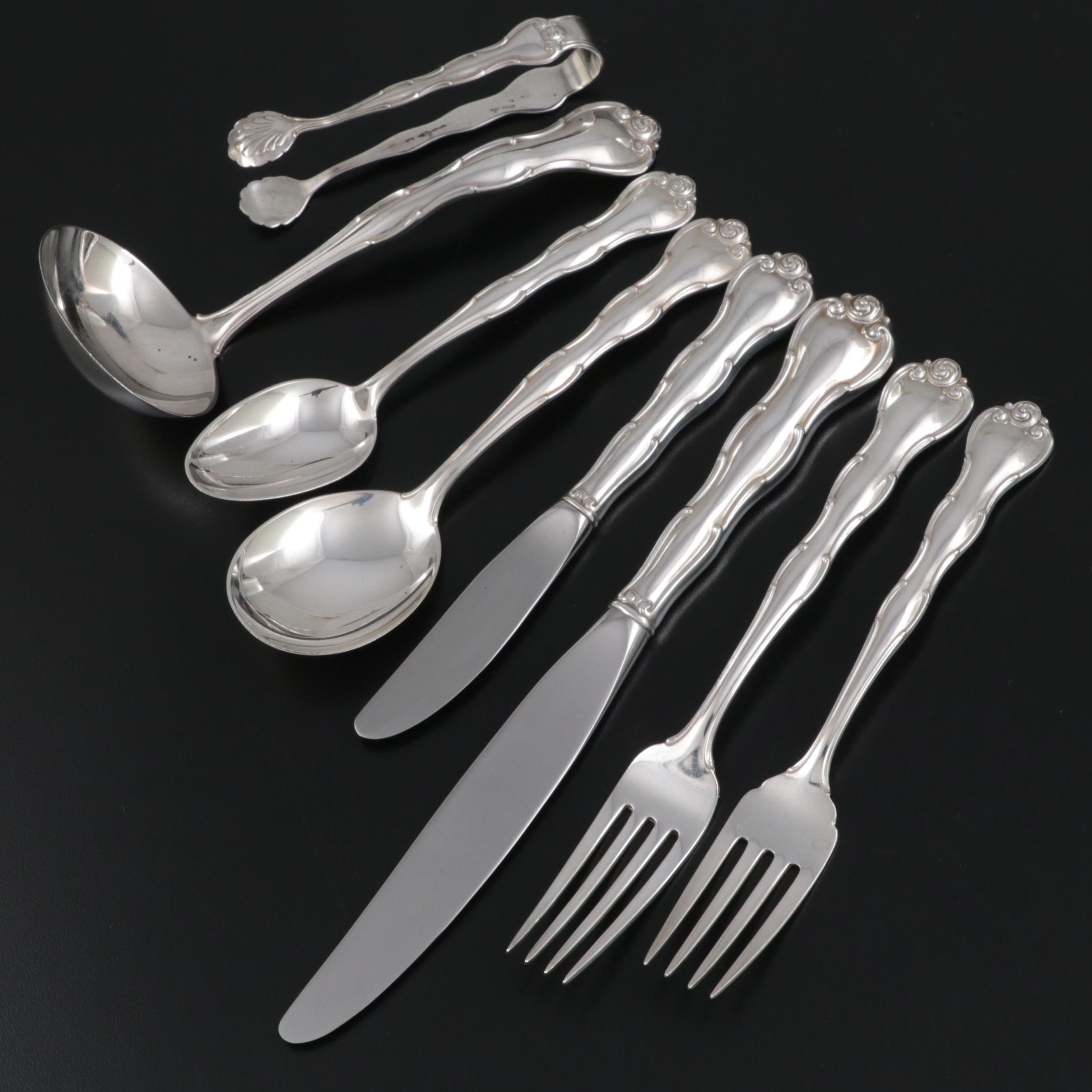 Gorham "Rondo" Sterling Silver Flatware and Serving Utensils